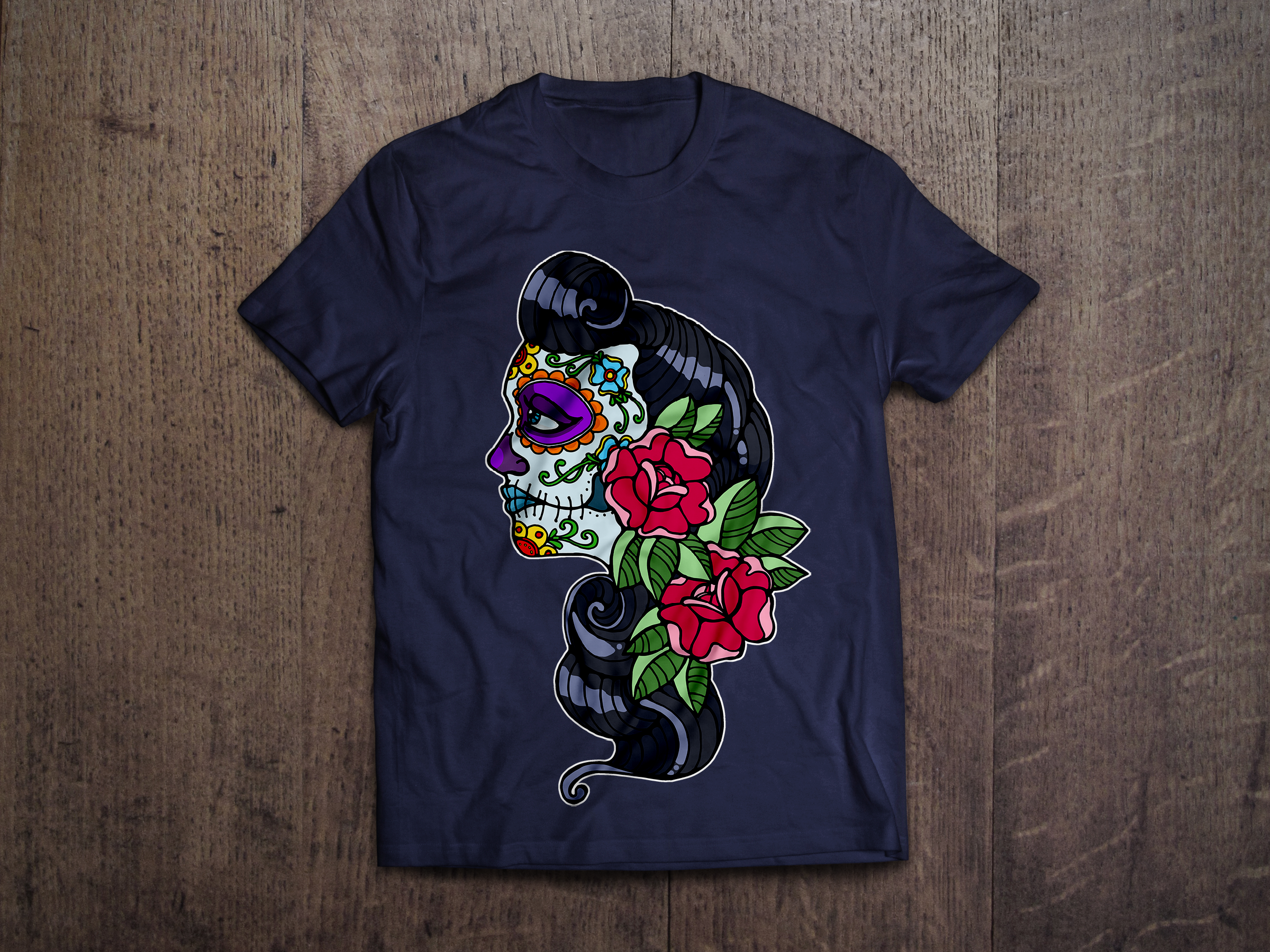 Day of the dead - T-Shirt MockUp Front.png