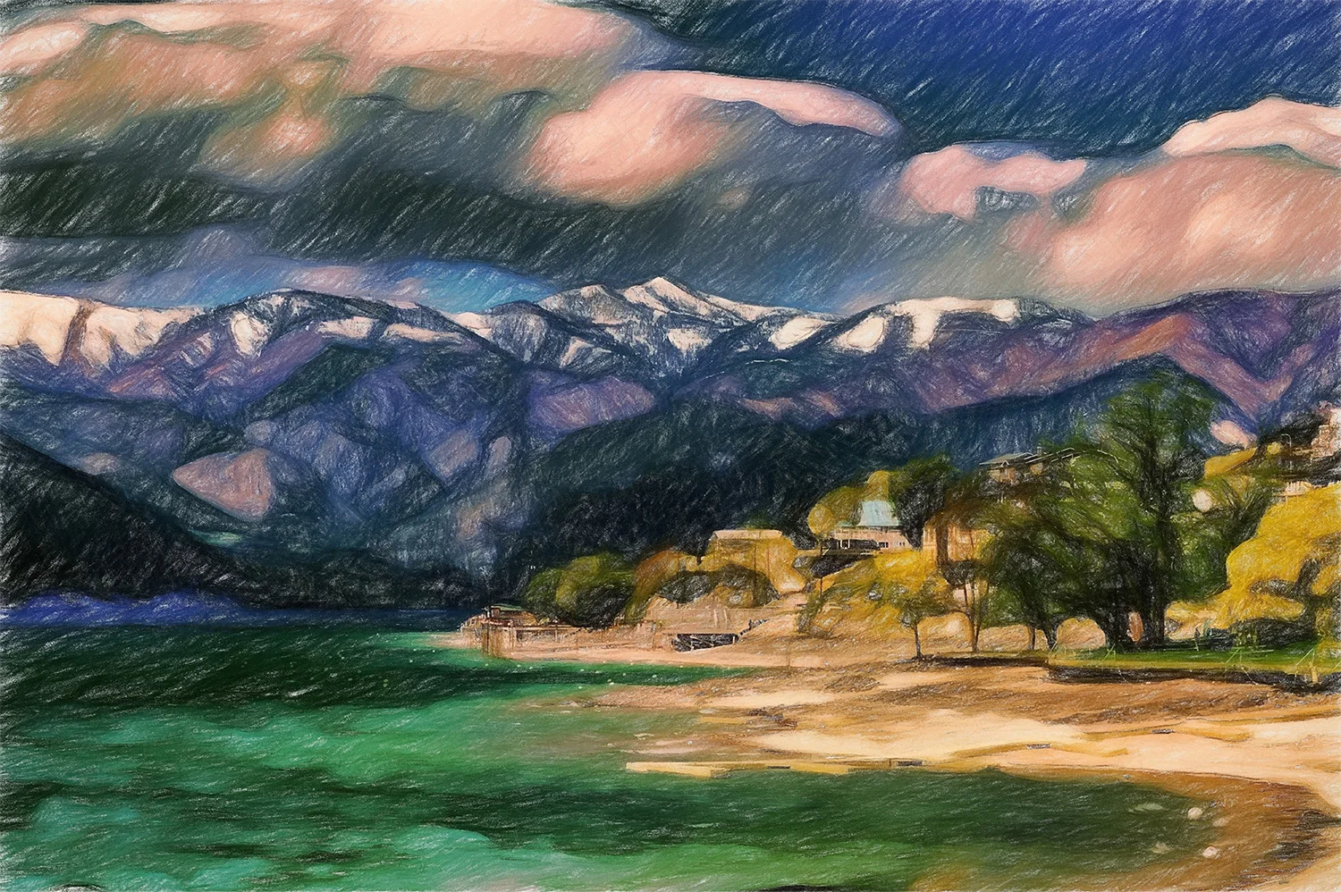 Storm coming to Lake Chelan