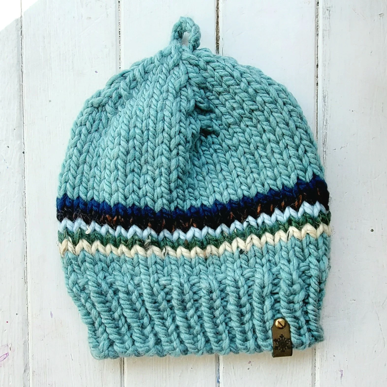 PNW-inspired Loop Top Beanie #2 