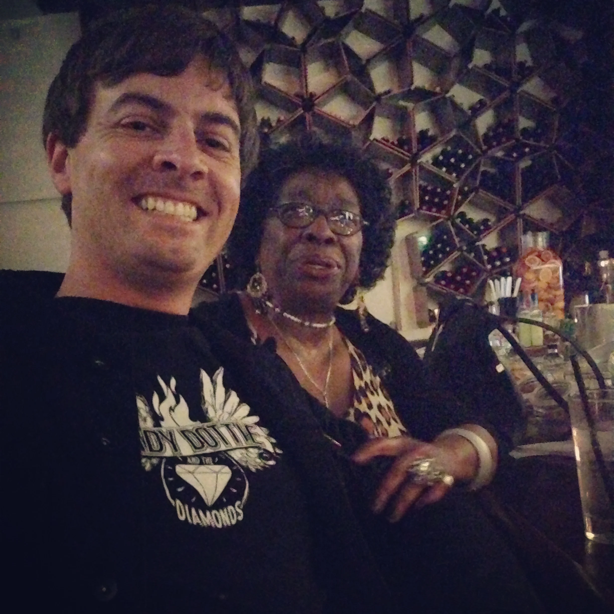 With Dottie at Café 21
