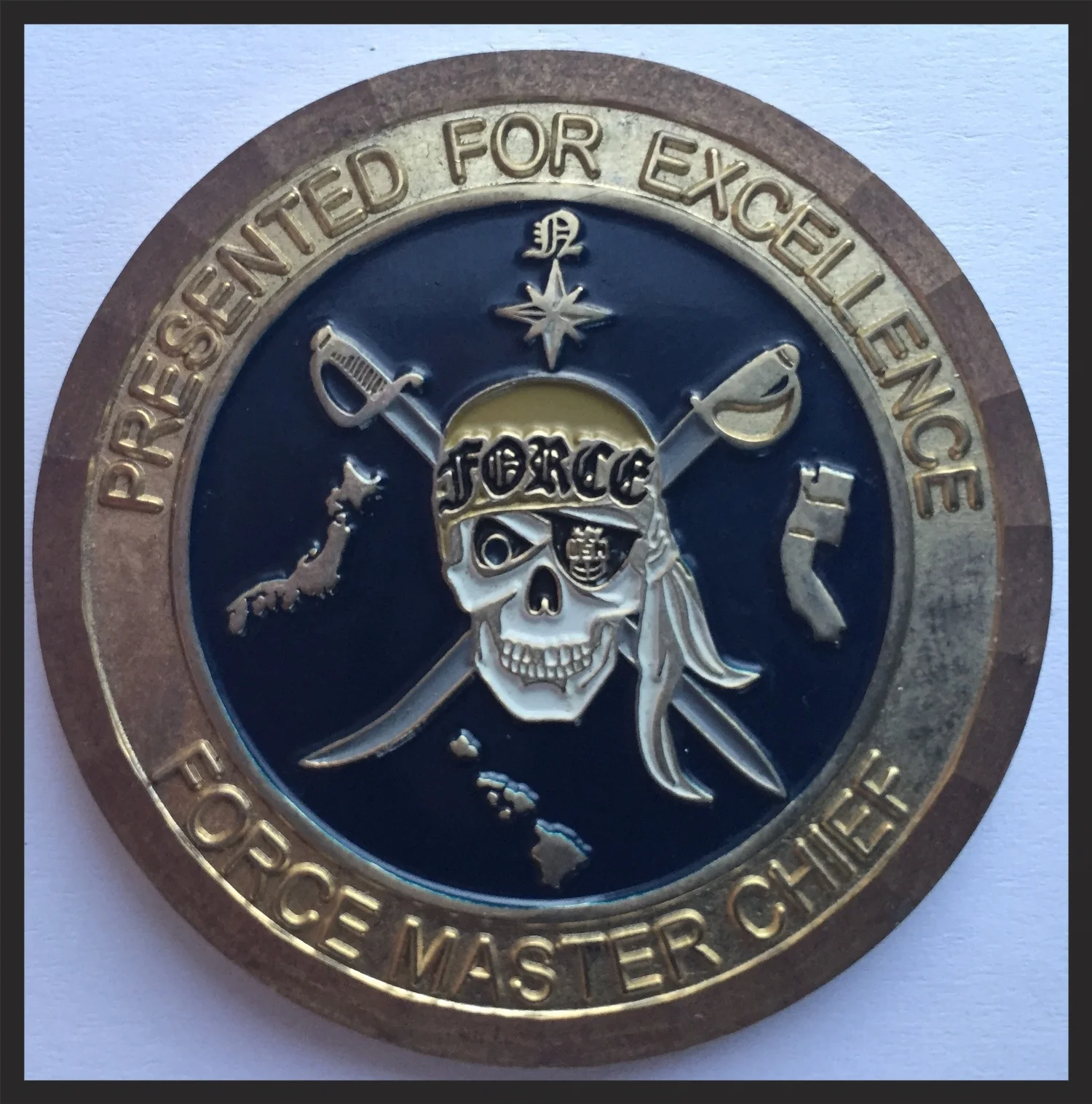 A Pirate motif, reminding us that at the end of the day, the U.S. Navy is just downright cool a lot of times.