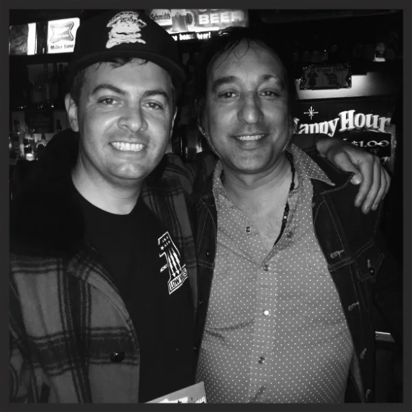  With Stevie, my friend for life and beyond