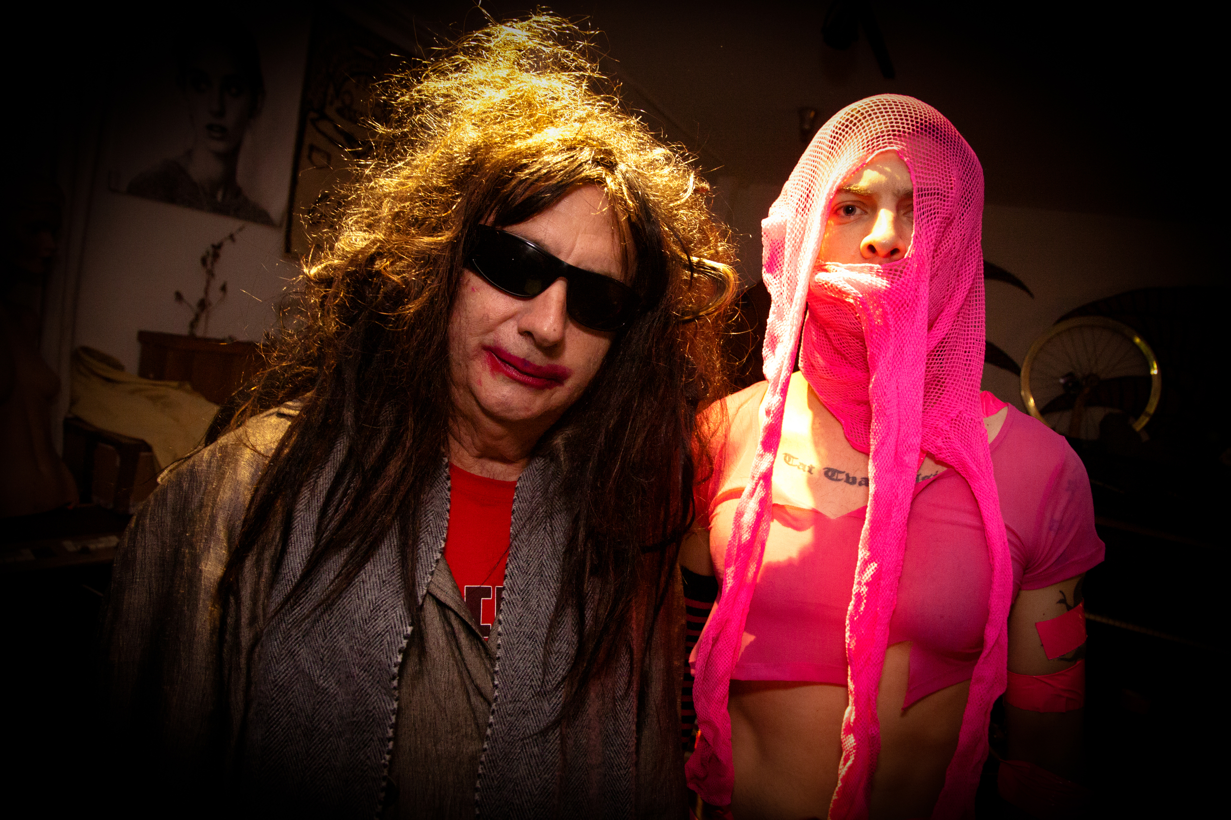 Gary calls this one "A Lonely Night in LA with Gary Wilson and Anders Larsson". Photo: Leva Ann