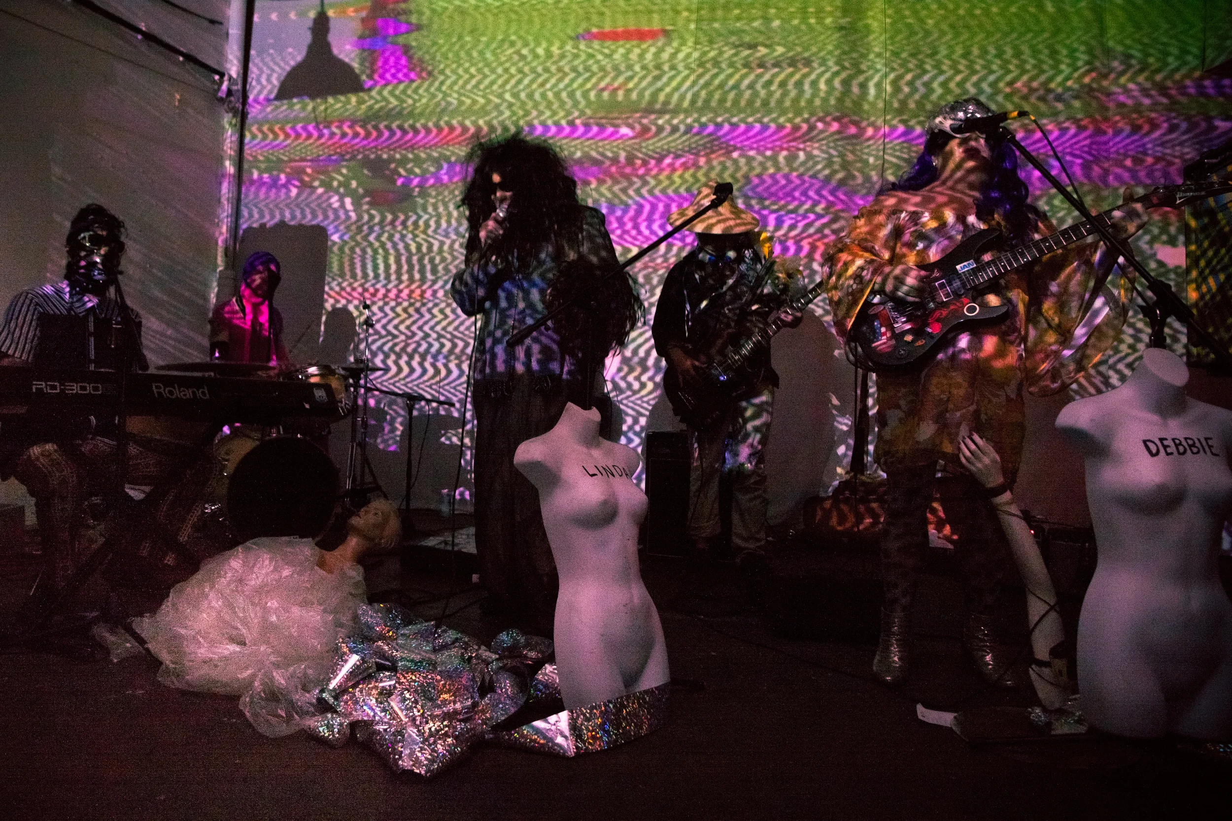 Gary Wilson and the Blind Dates, Linda, Debbie, and a lot of heartache. L-R: Joe Guevara, Anders Larsson, Gary Wilson, Charlie Bottino, Ian McGehee. Photo: Leva Ann