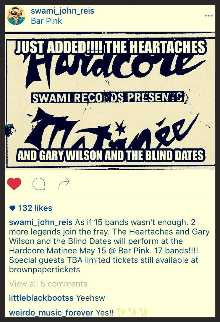 Swami John Reis announced the boys' appearance via Instagram