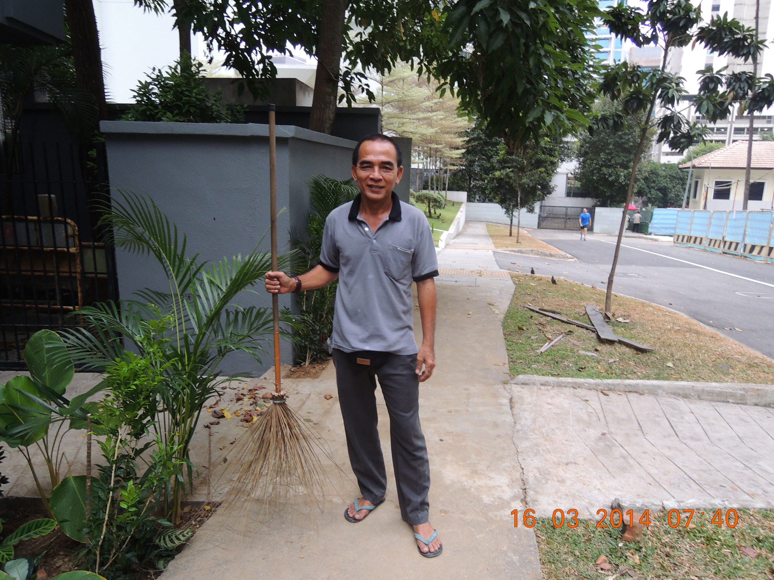 Razzah and his broom.