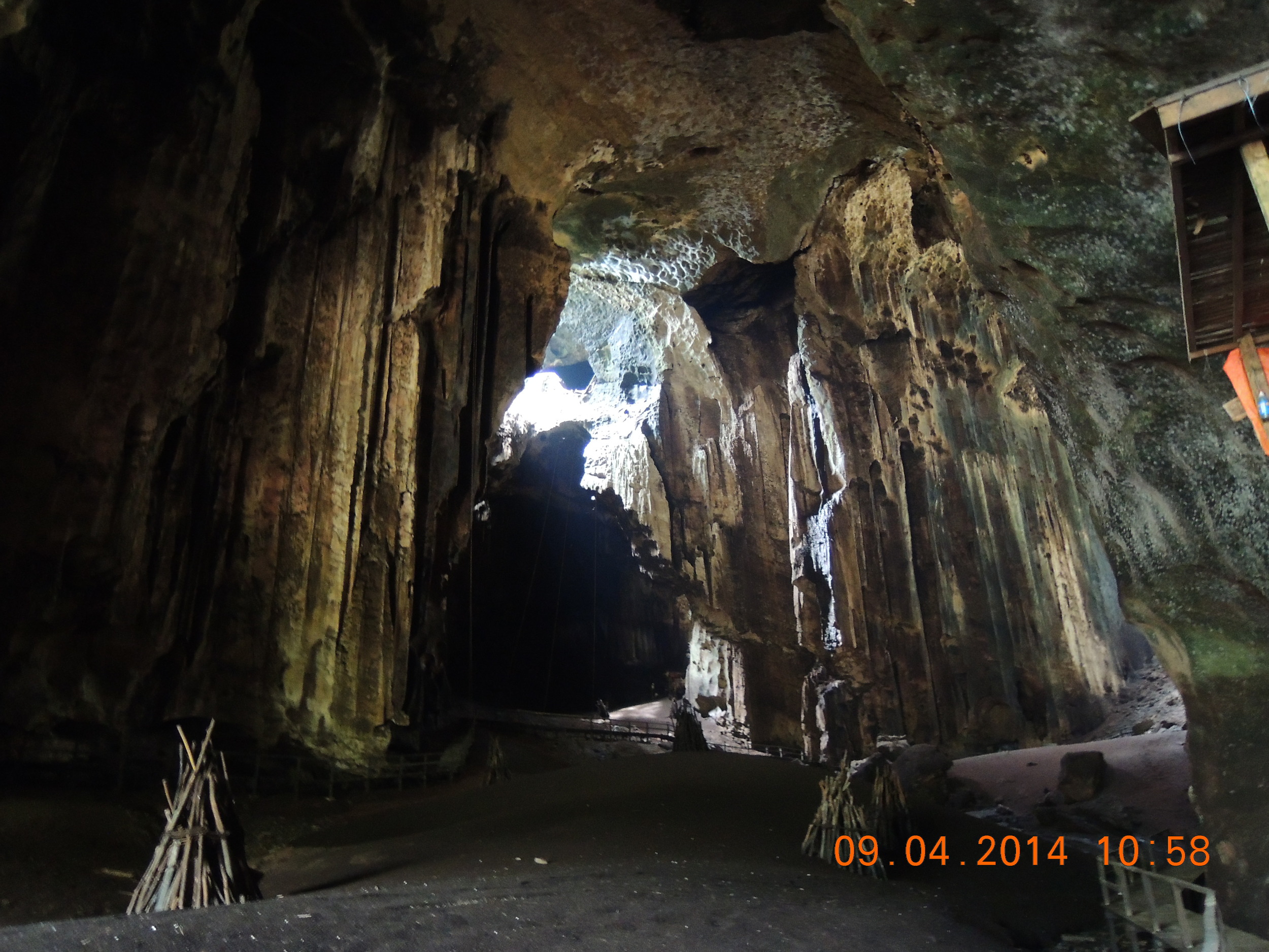 A lovely cave full of guano and cockroaches.