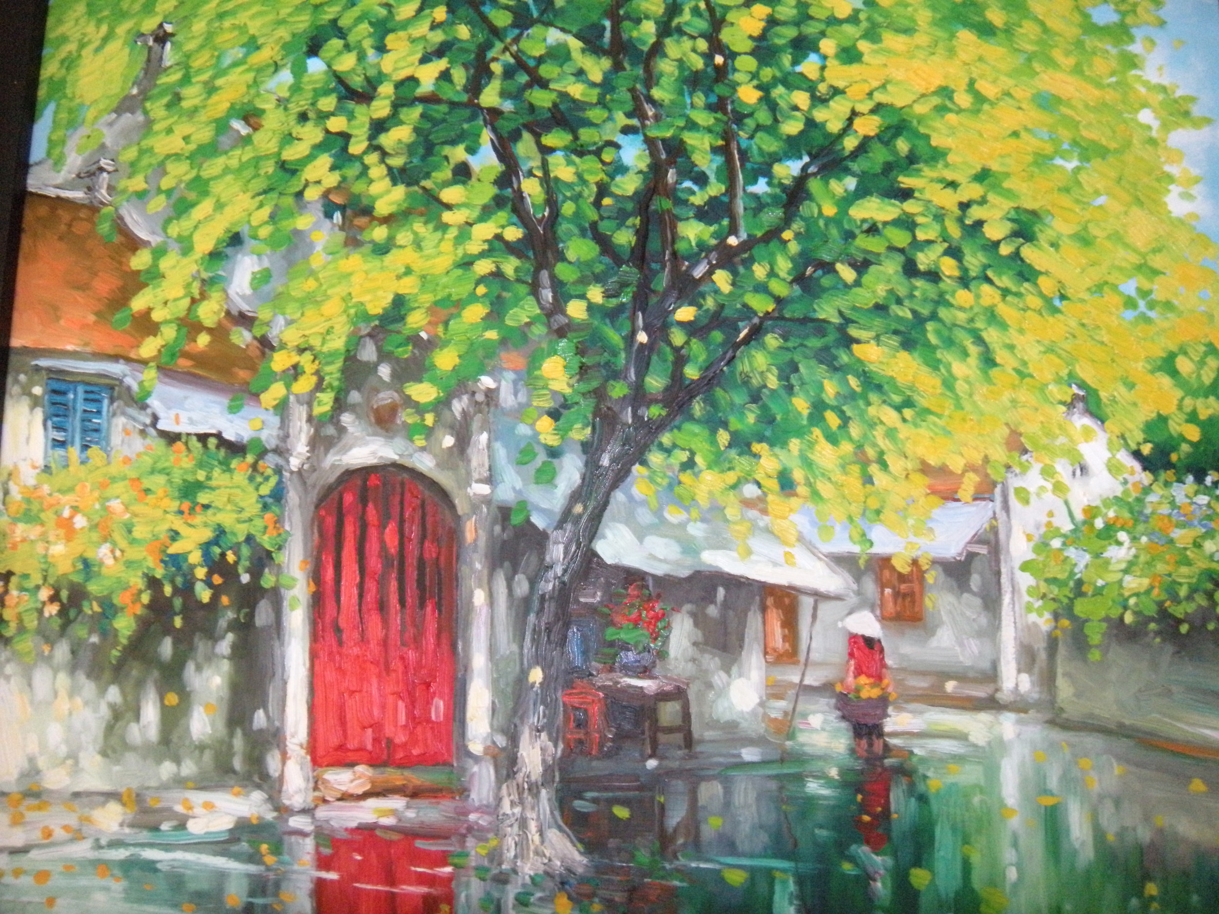 Here's a painting we bought in a shop on Tanglin Road.