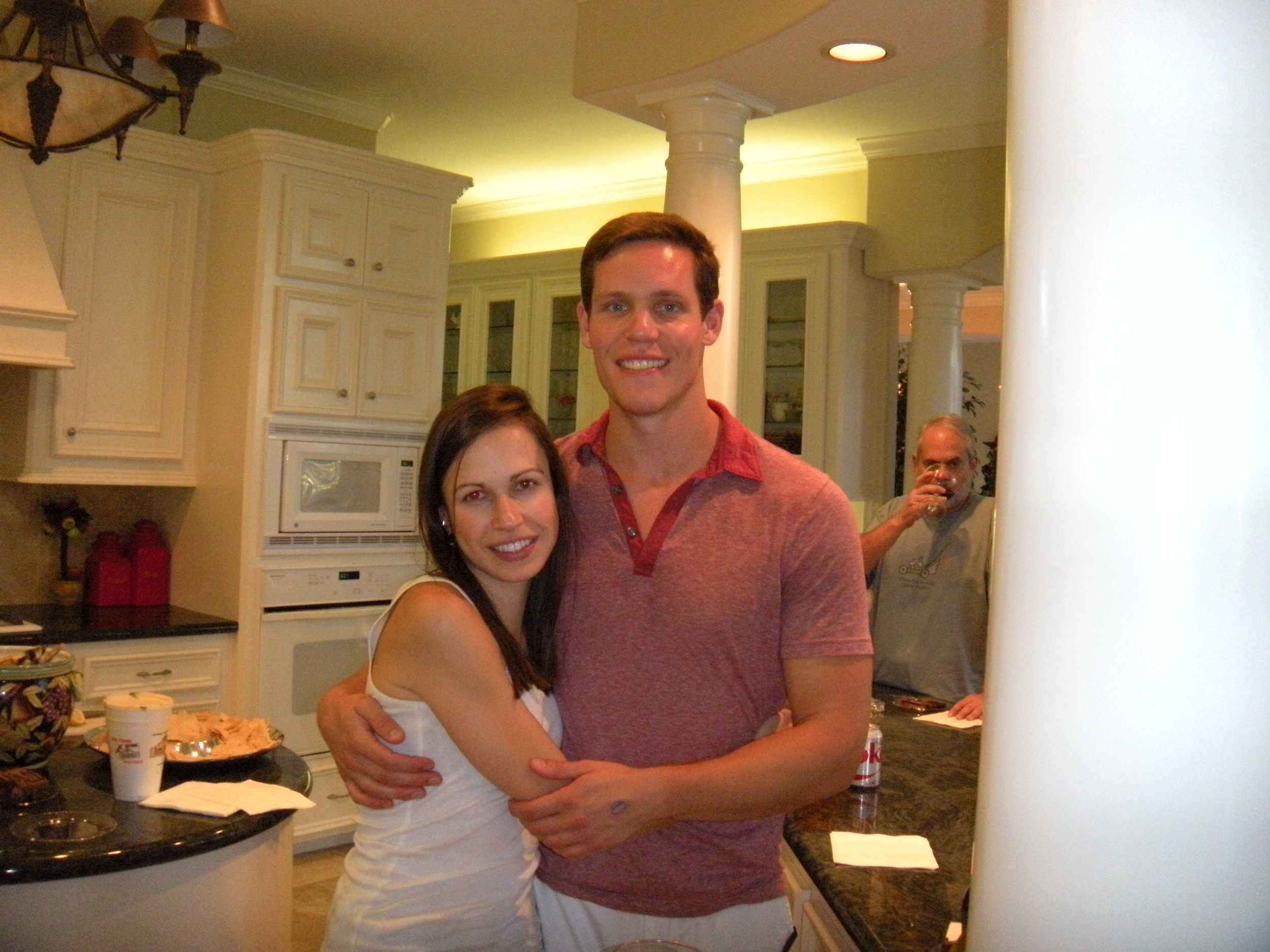 Curtis and Anna. That's Heidi's husband, Jim, in the background. 