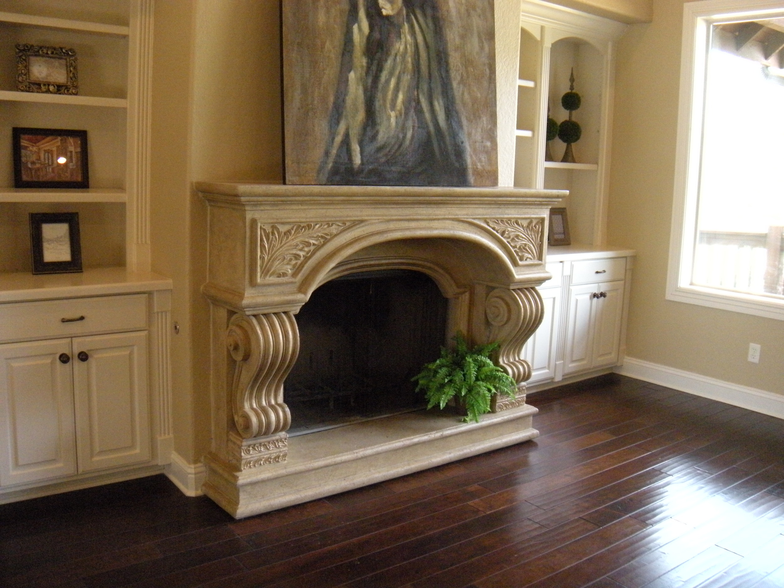 The formal living area. 