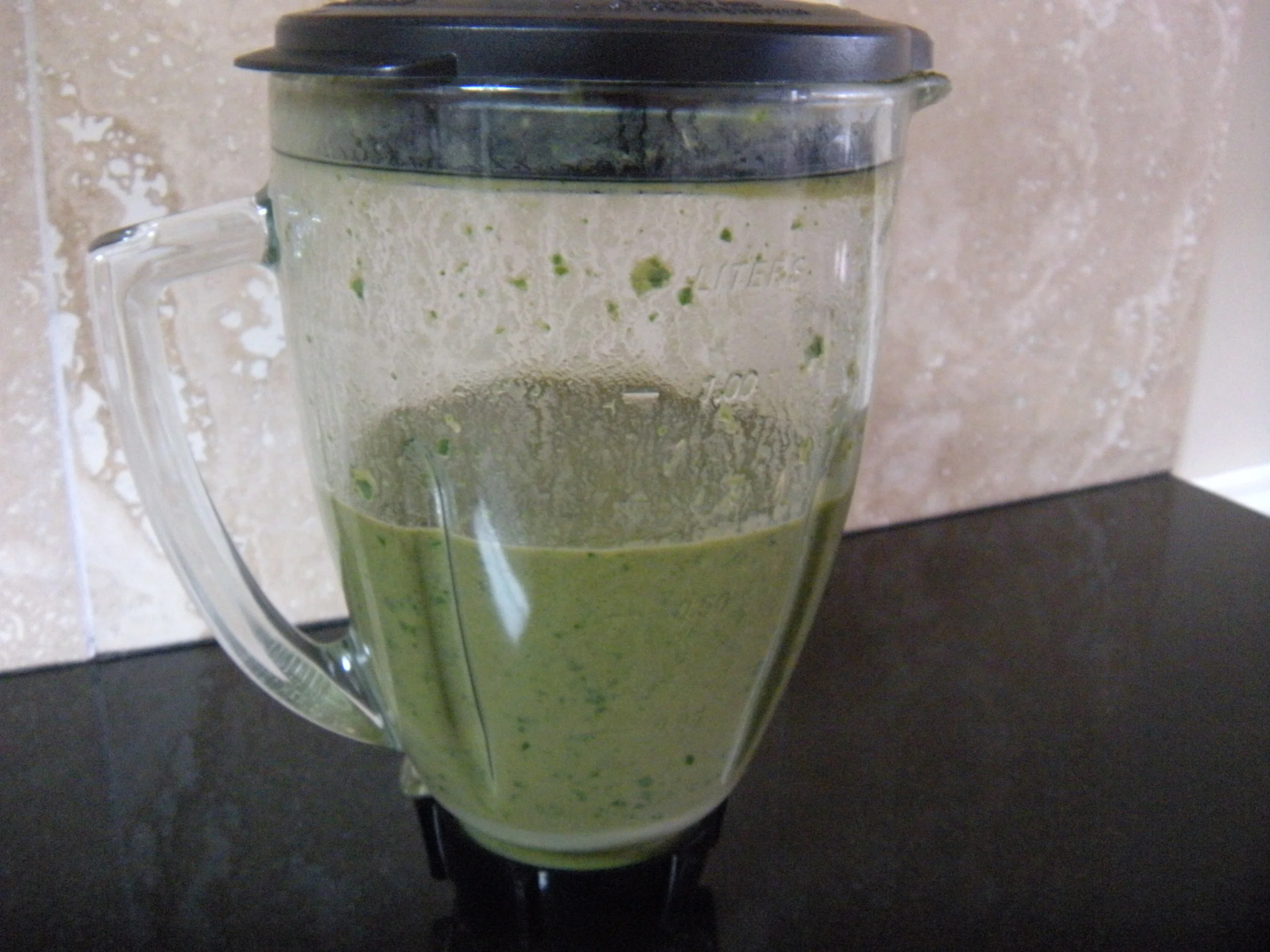 Sam's goopy breakfast.