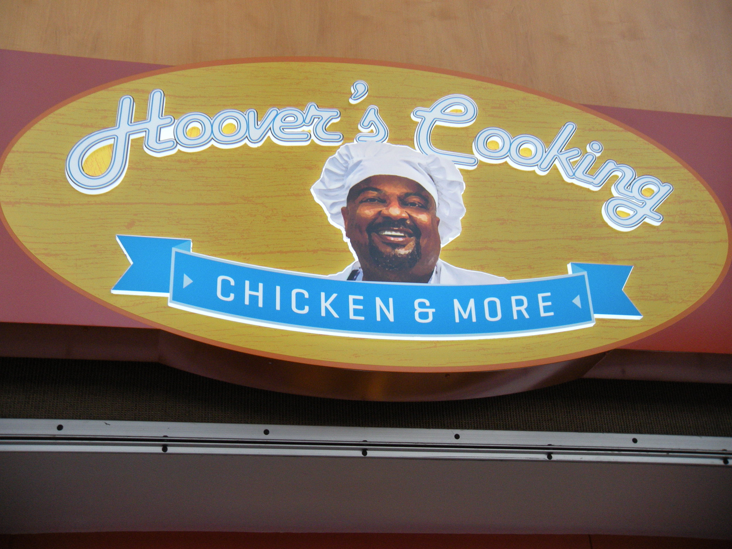 This is where we got our airport chicken. He looks happy to have fed me. 