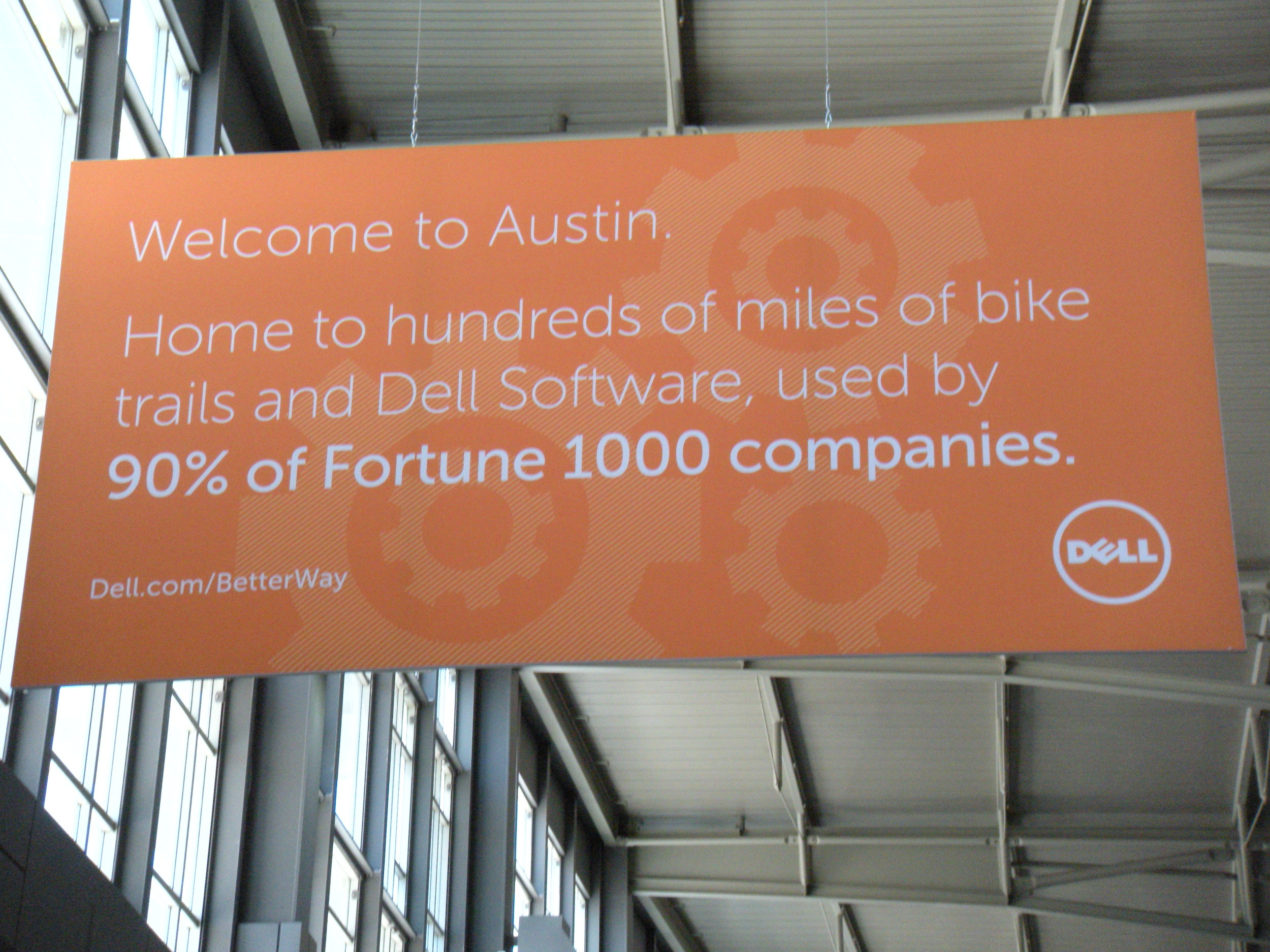 Dell is all over the place in Austin. I wonder why. 