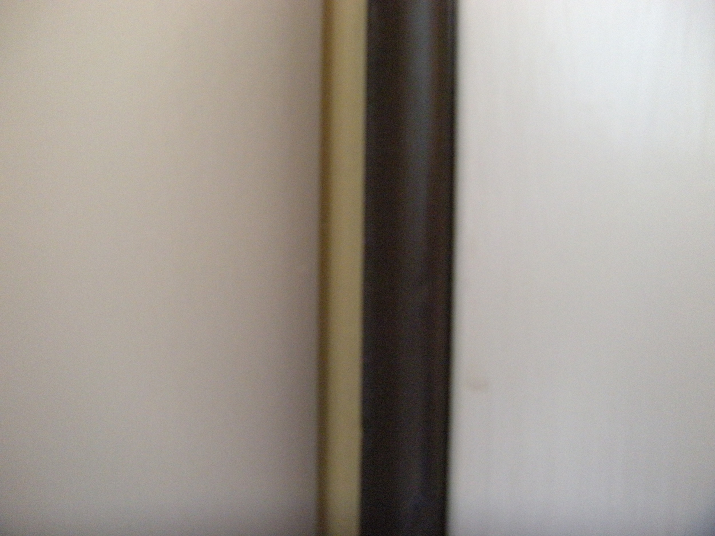 At least three-quarters of an inch between the door and seal. 