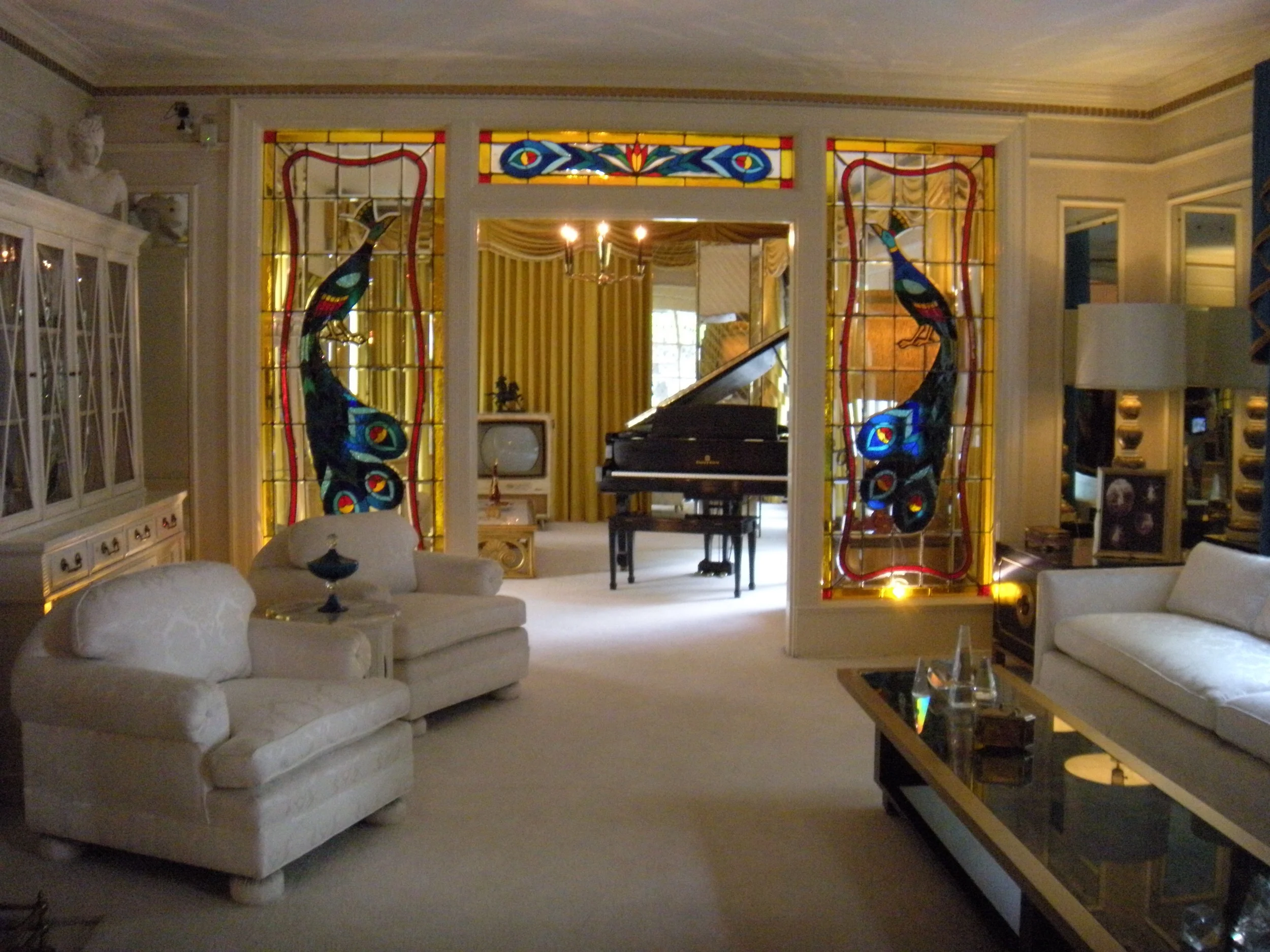 There they are, the peacocks.&nbsp;