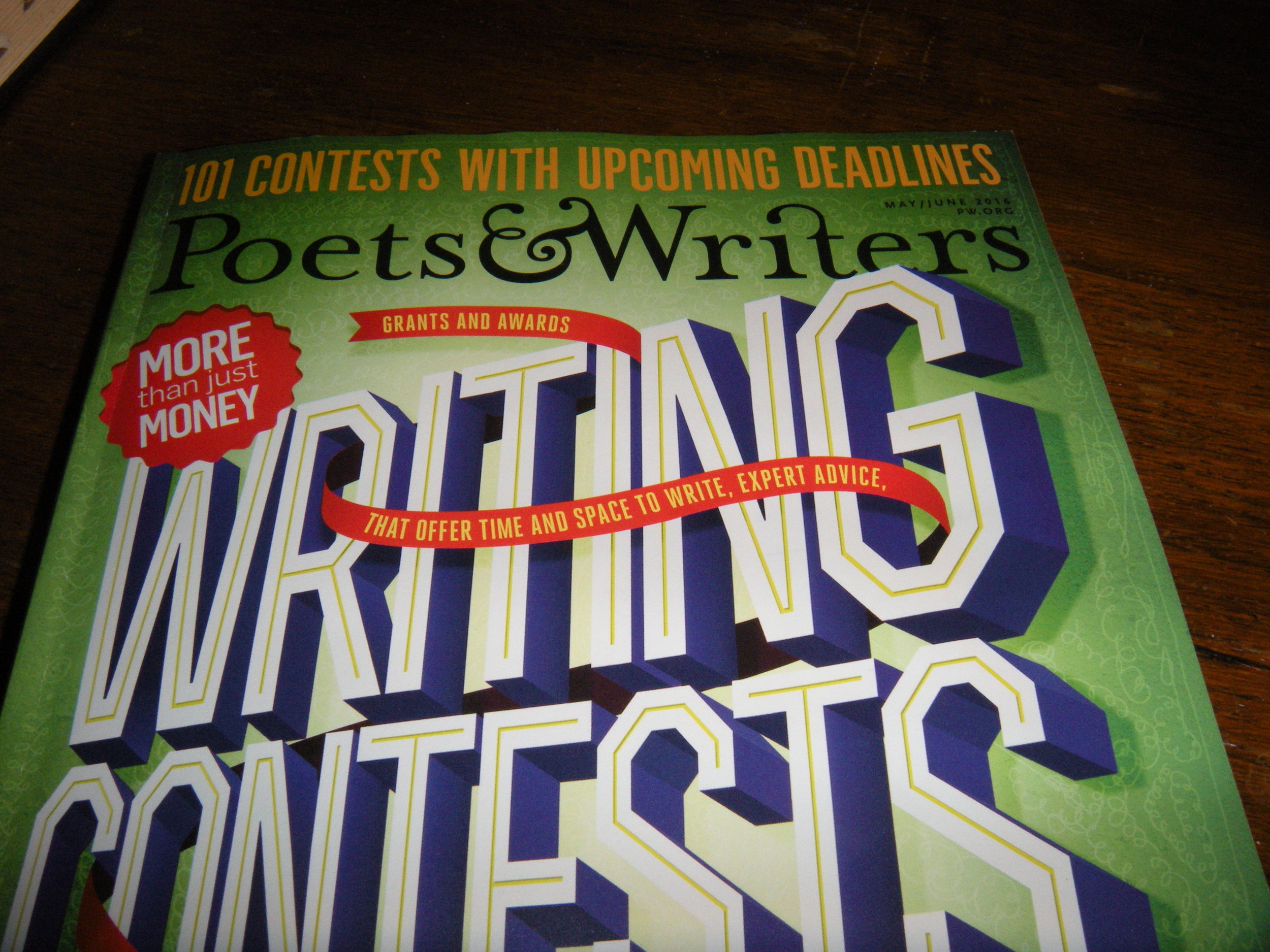 Though it's mostly advertisements about MFA programs and writers' retreats, the articles are helpful and informative. 