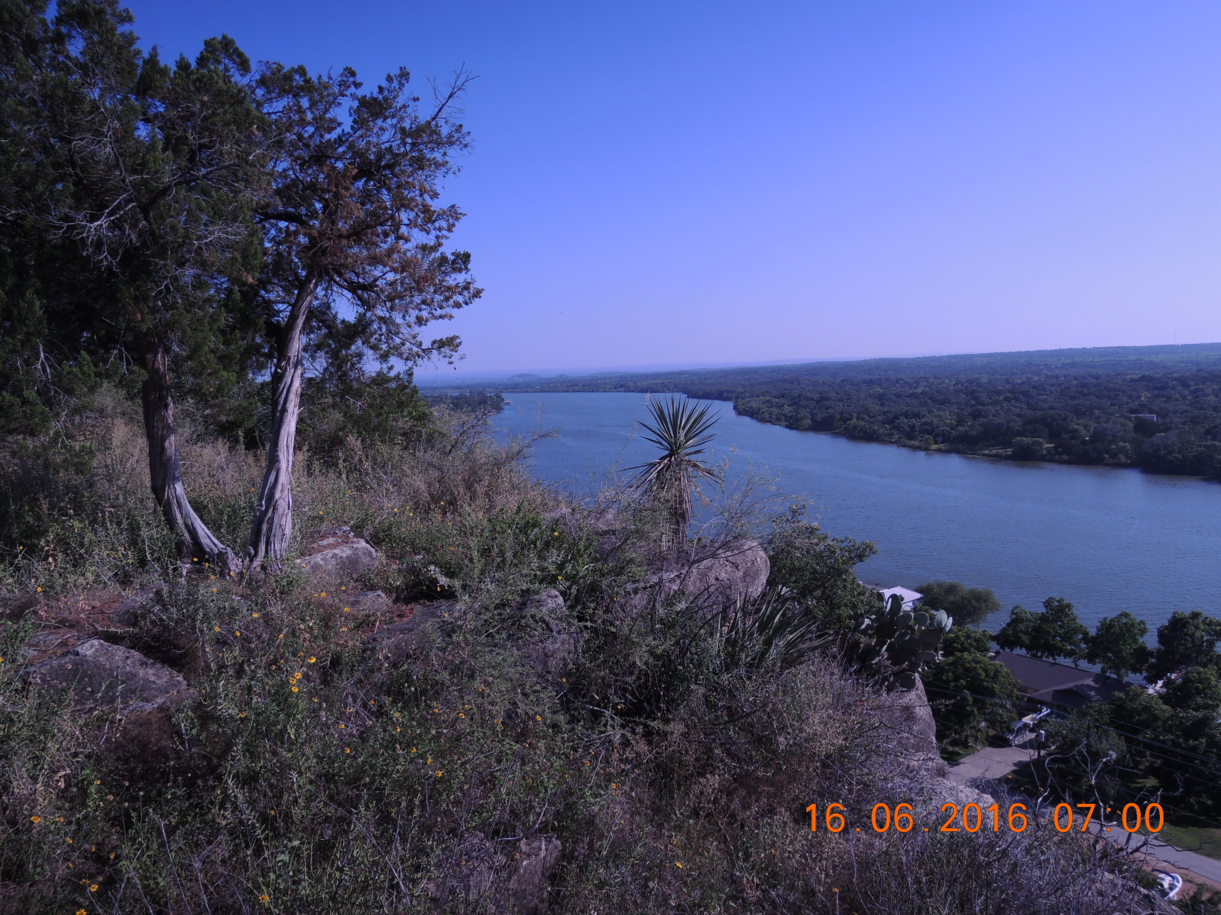 Facing the opposite direction, toward the Wirtz Dam.