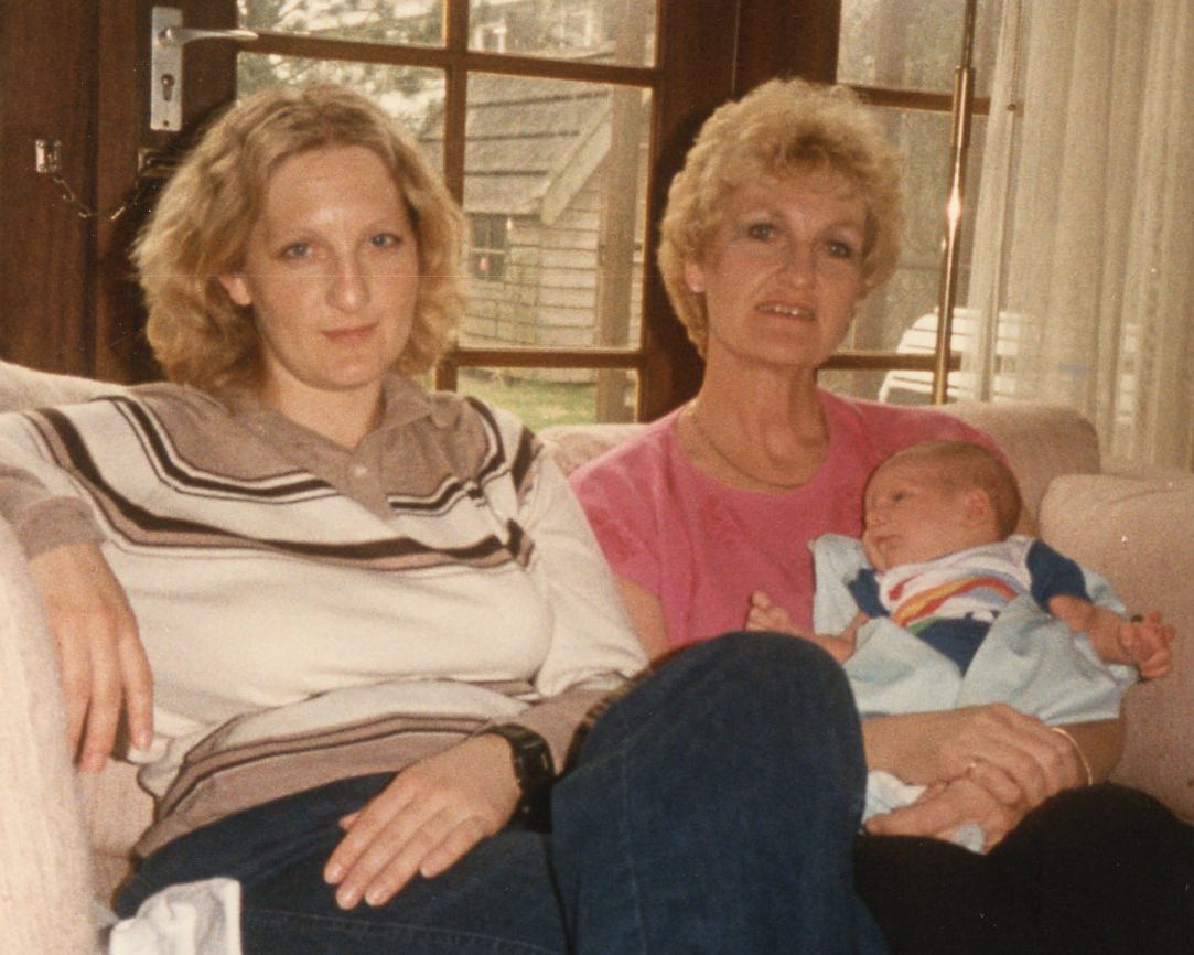 In Holland Curtis was a week old. 