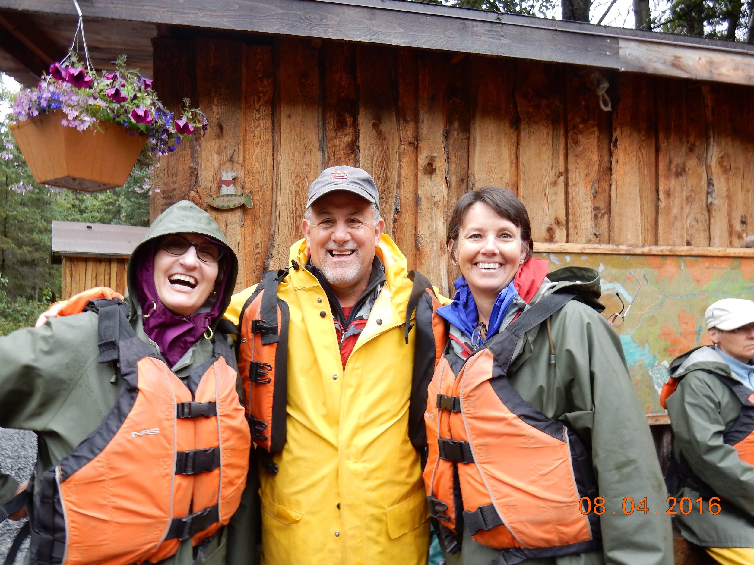 Me, with Dennis and Cheri. Cheri actually took the time to read the literature, so she was better prepared than I in that she brought along a travel potty. 