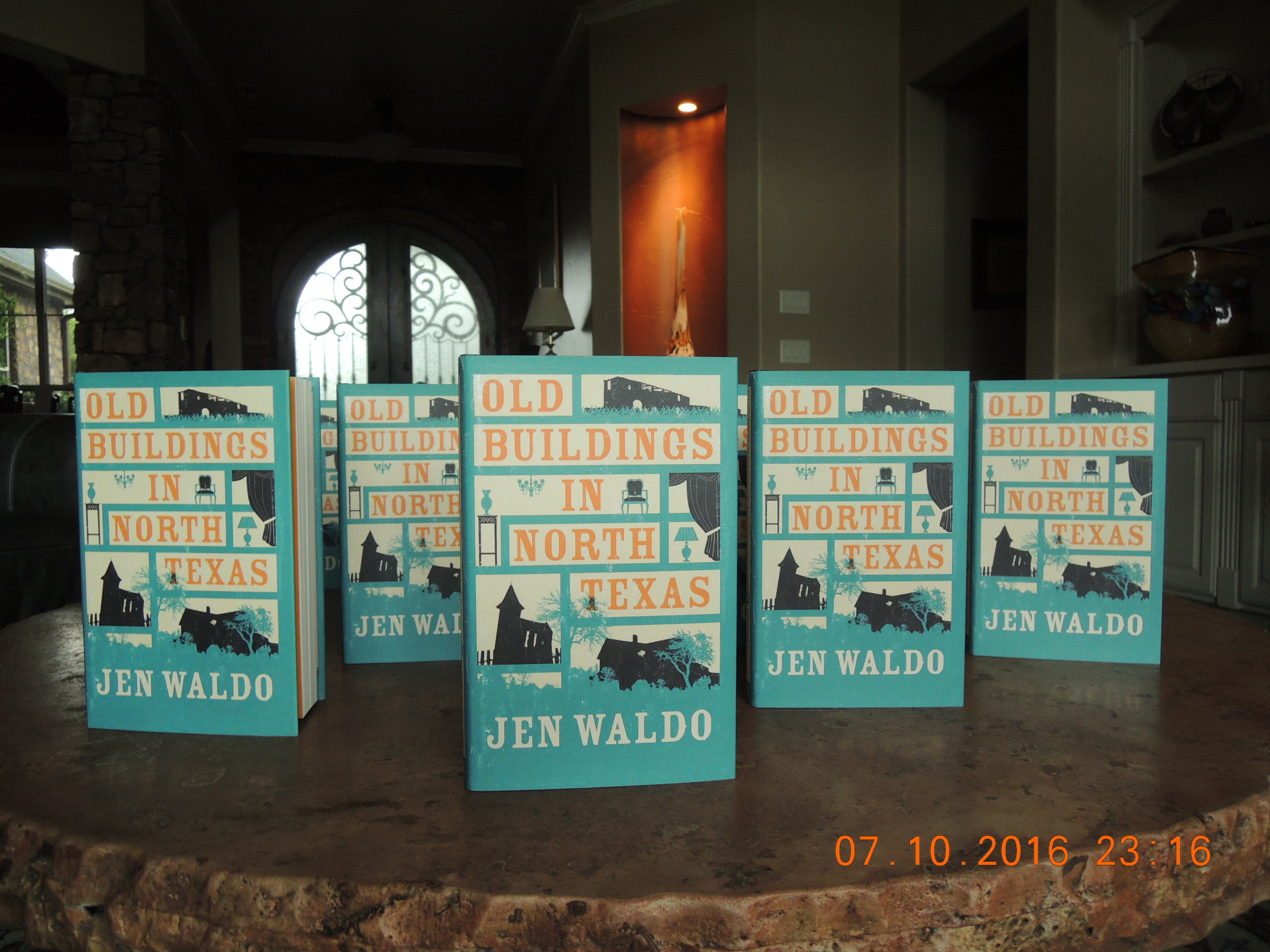 An army. I plan to save them to autograph at readings. I'll send an autographed copy at cost (don't want to go broke!) to anyone not named Waldo who promises to write a review on Amazon. 