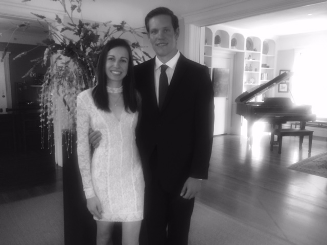 Curtis and Anna at their wedding in Napa. They're fun to hang out with. 