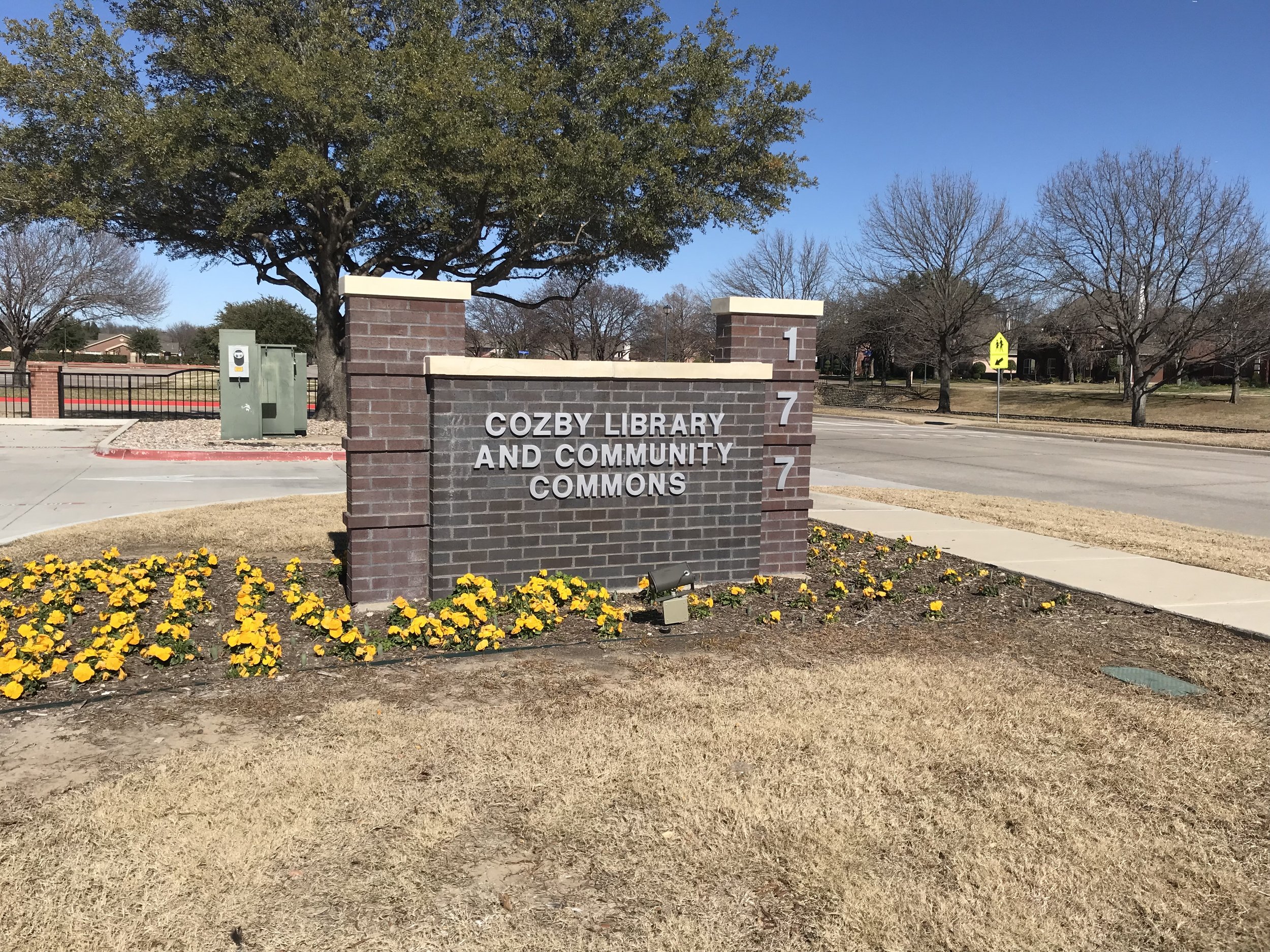 Coppell was a lovely suburb north of Dallas. Their library is a lovely facility. It’s shameful that it’s been several years since I’ve been in a library. Usually I order and download from Amazon.