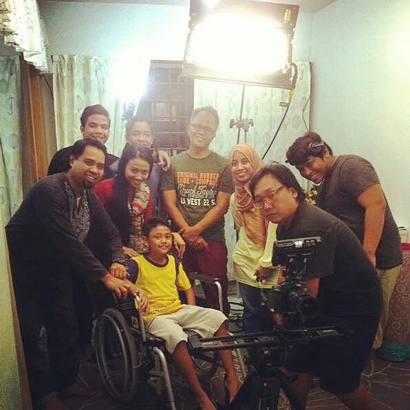 A pose just before last scene.