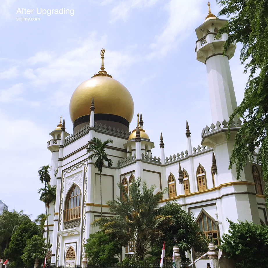 Masjid Sultan yang sudah berubah