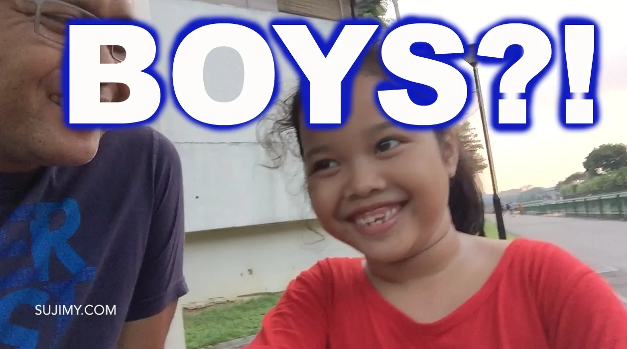 Check out what my 6-year old thinks of boys.