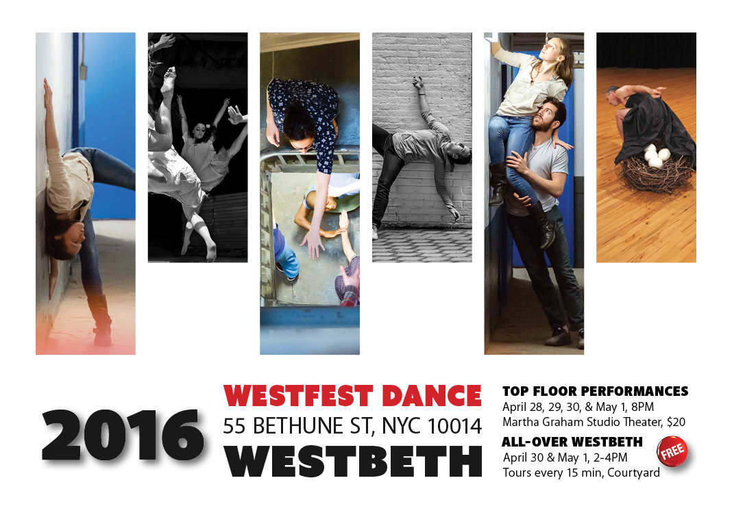 Official postcard of WestFest Dance Festival 
