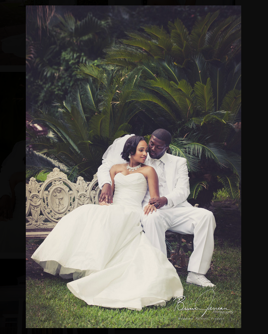 Mr. and Mrs. Jackson at the Benanchi House in New Orleans La. 