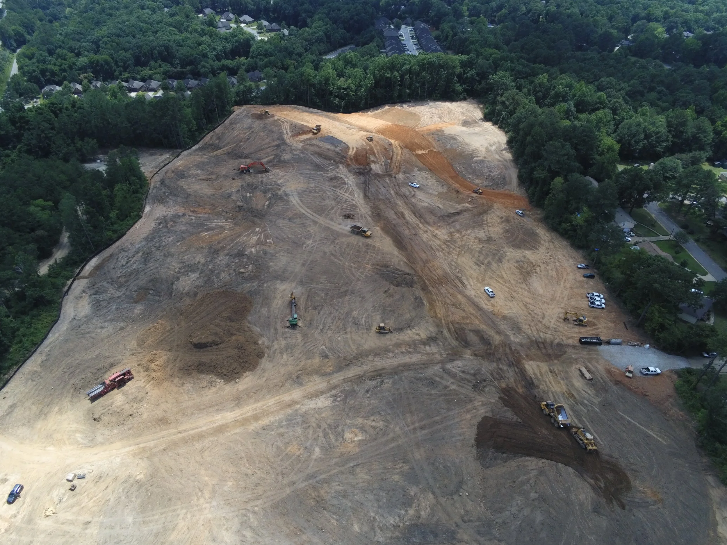  20 Acres of Clearing  100,000+ CY of Onsite Material Moved  30,000+ CY of Mass/Trench Rock Hammered  4,400+ LF of Storm Drainage Installed  7,000+ LF of Water and Sanitary Installed  19+ Acres of Fine Grading Roadways and Homesites  7,000+ LF of 18”