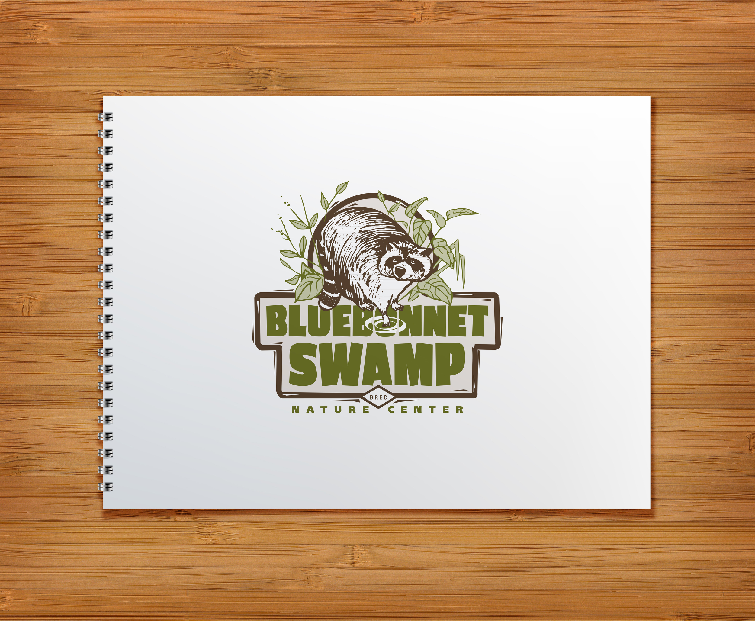 Logo Design for Bluebonnet Swamp Nature Center