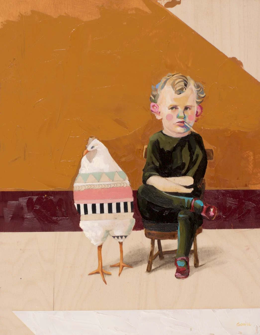  oil on panel  11"x14" 