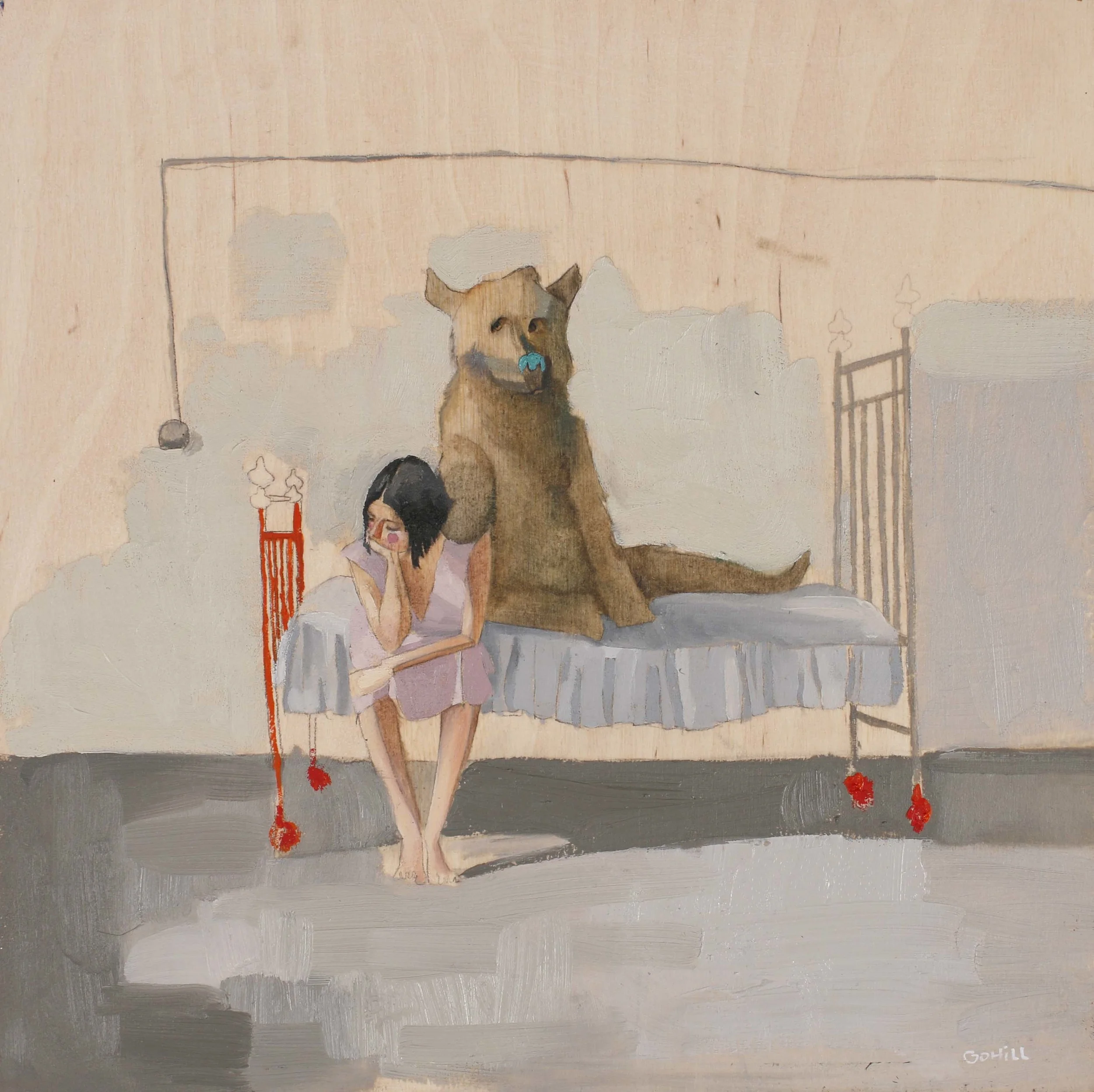  oil on panel  12"x12" 