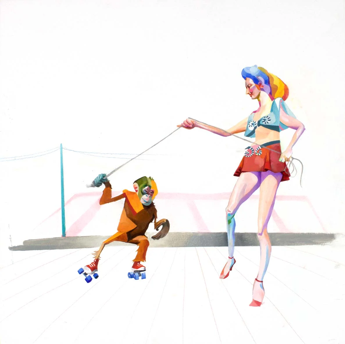  oil on panel  14"x14" 