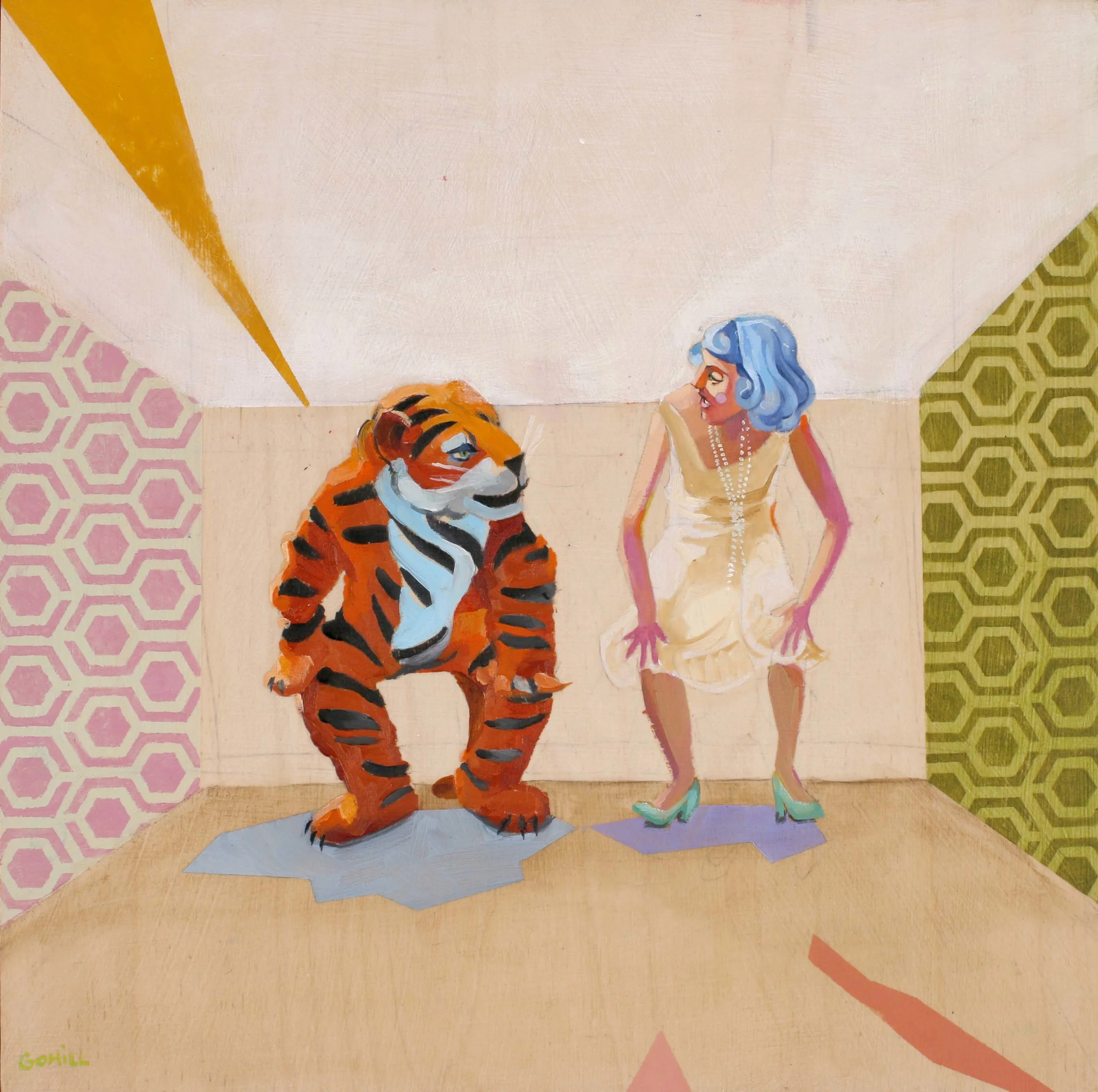  oil on panel  12"x12" 