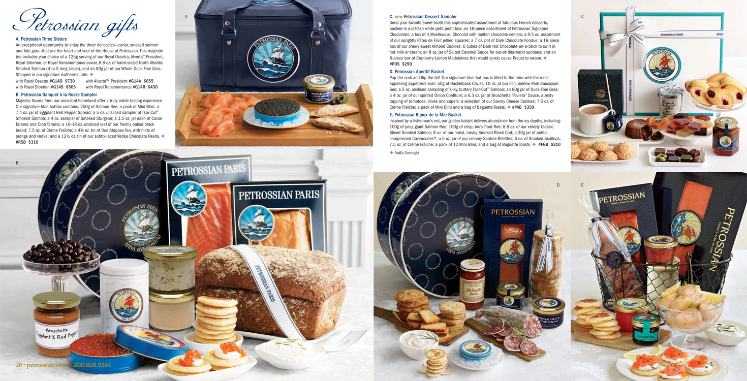 Petrossian Catalog Spread