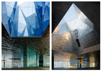 Forum Barcelona - Arkitekter s Jacques Herzog & Pierre de Meuron .