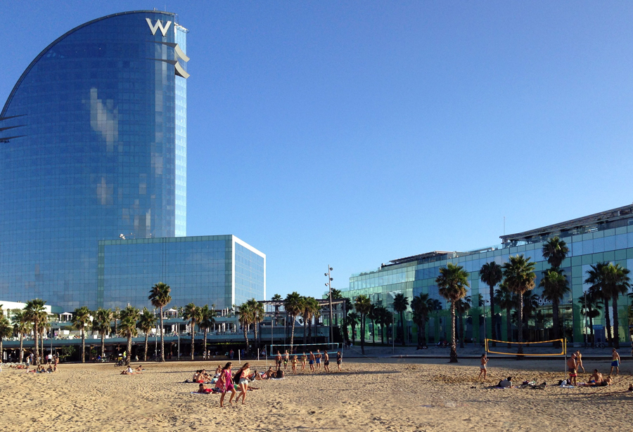 La playa, Barcelona