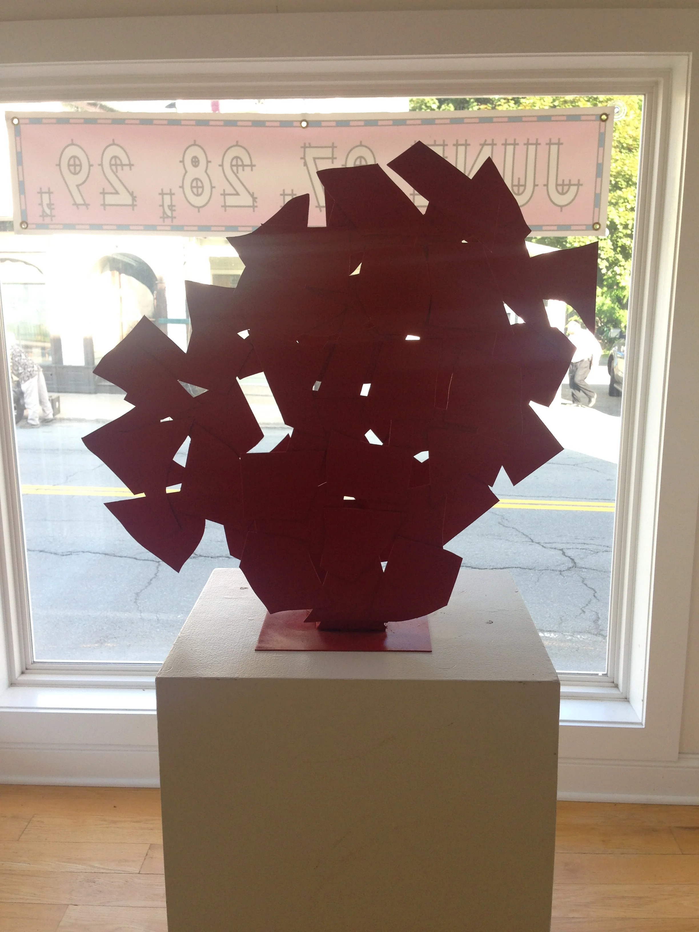 Sal Romano "Wings" (painted steel) 