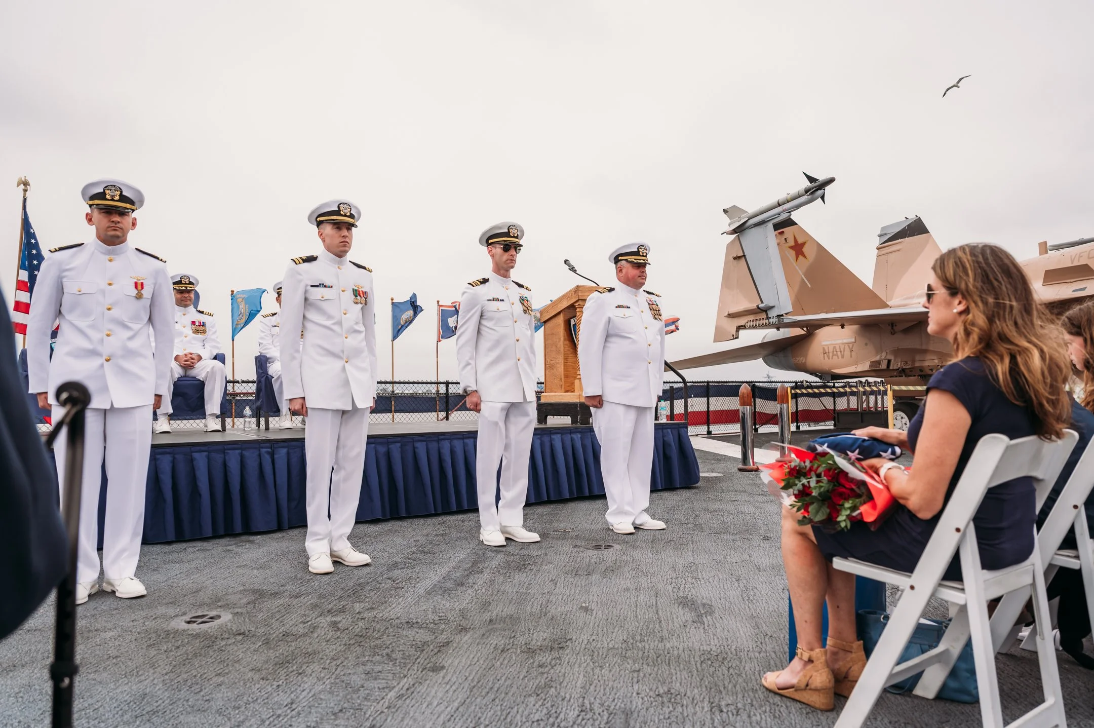 US Navy Retirement Ceremony USS Midway