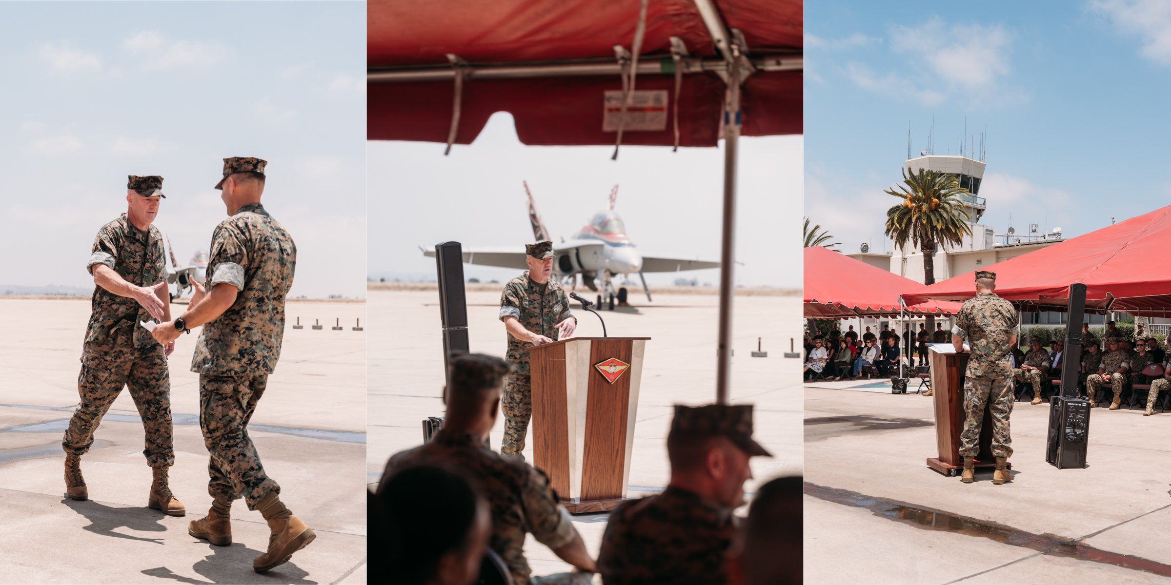 marine retirement photography San Diego