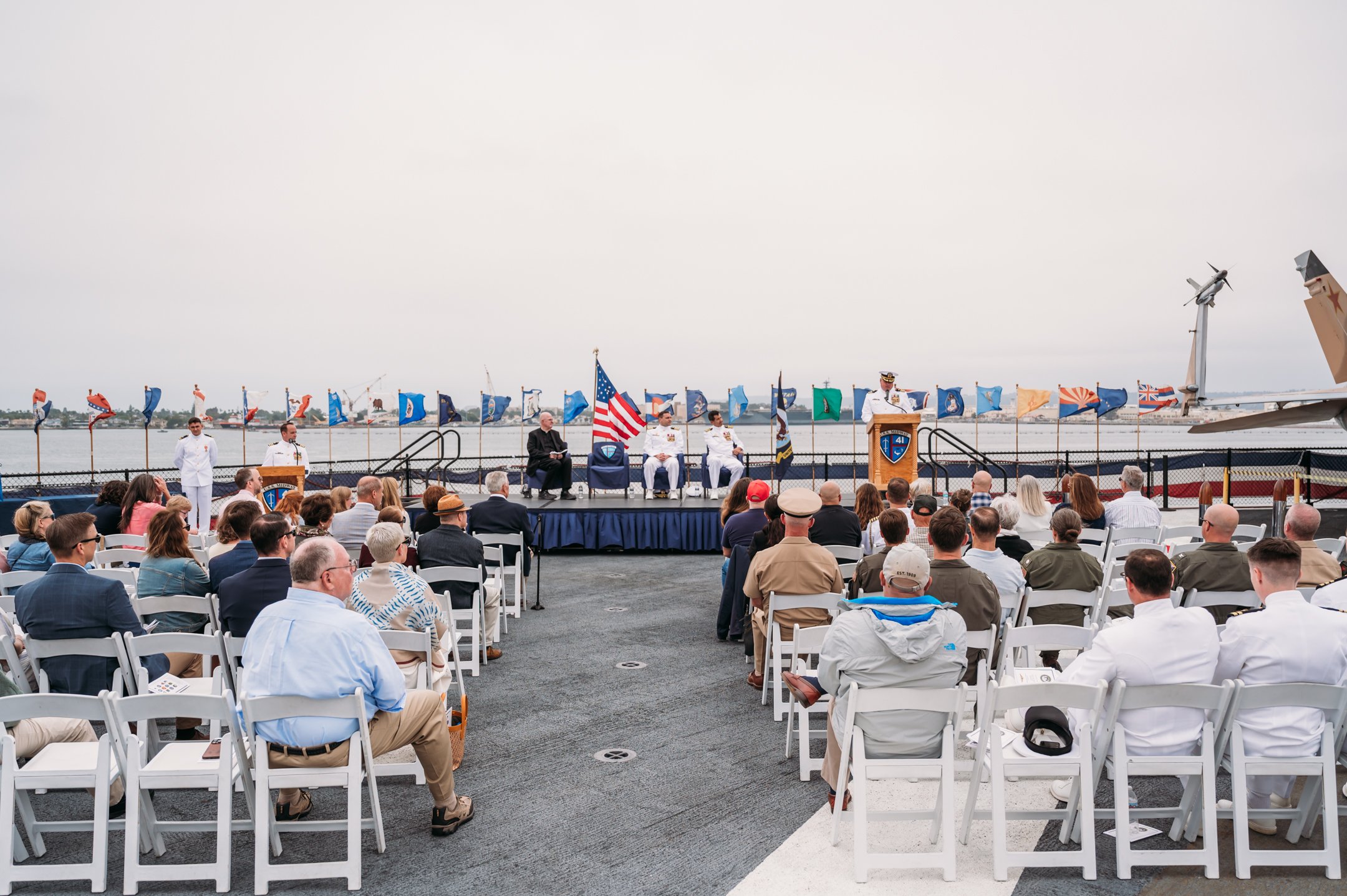 US Navy Retirement Ceremony USS Midway