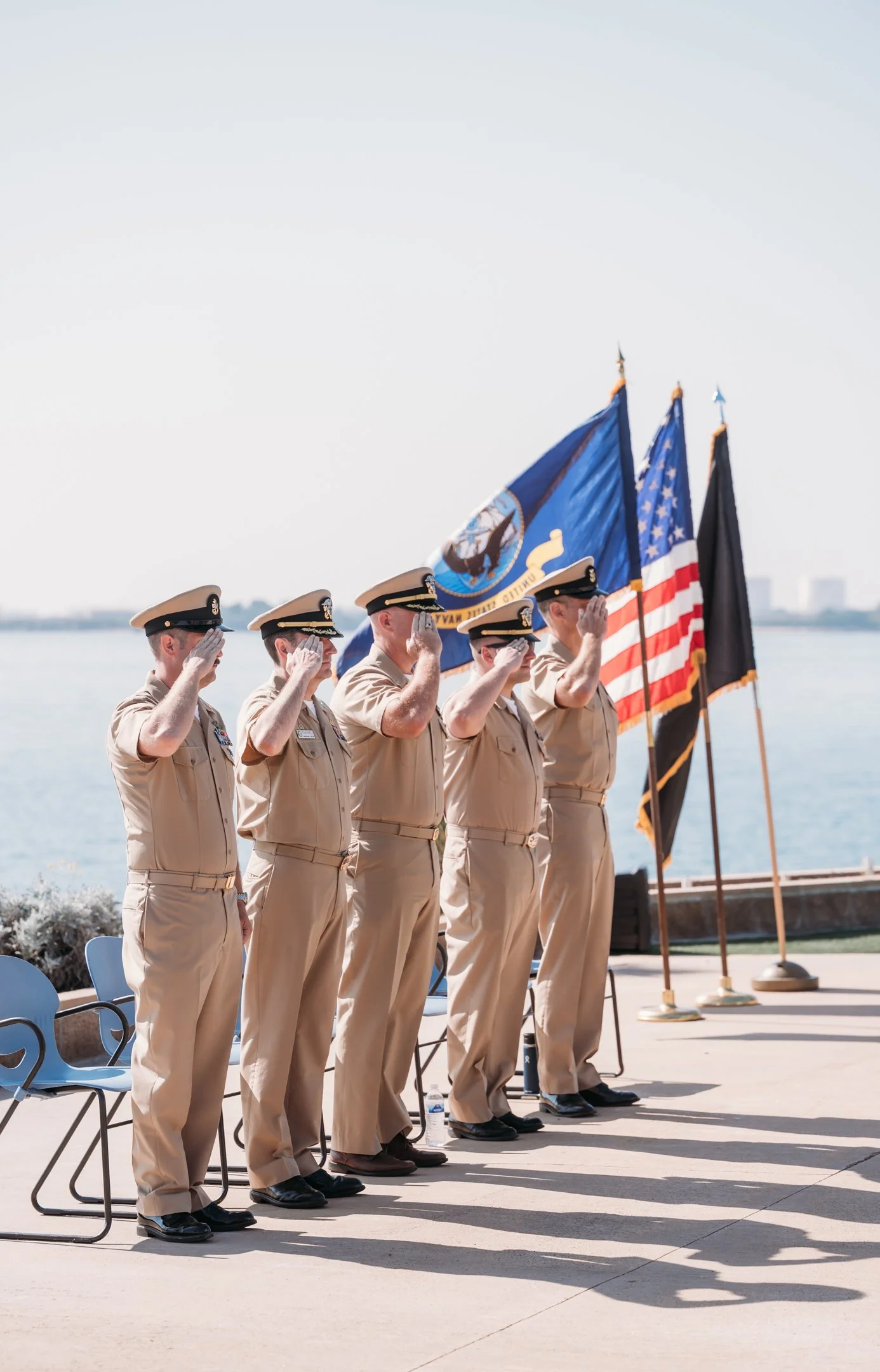 A Navy Chief Warrant Officer Commissioning in Point Loma, San Diego