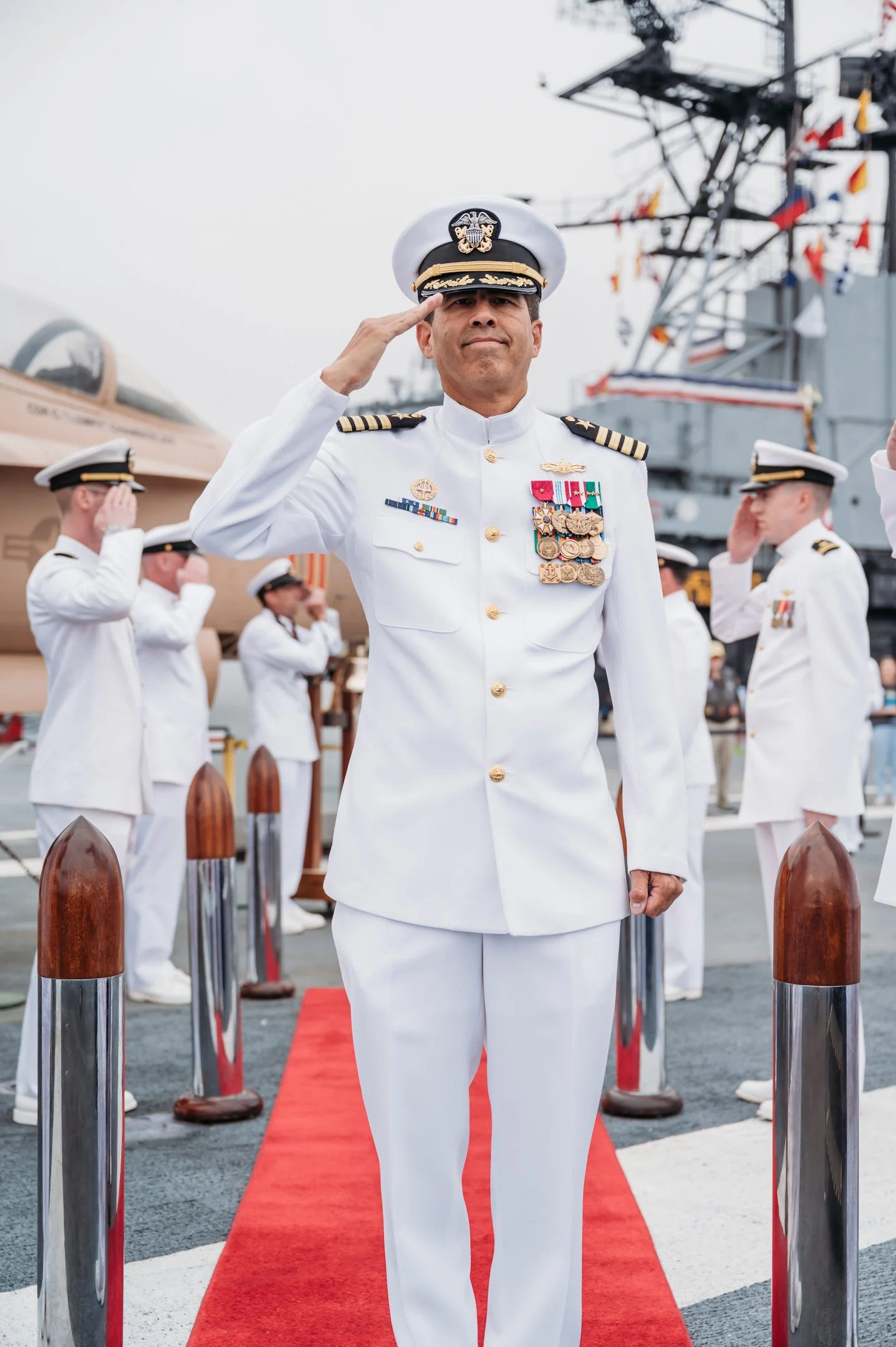 US Navy Retirement Ceremony USS Midway