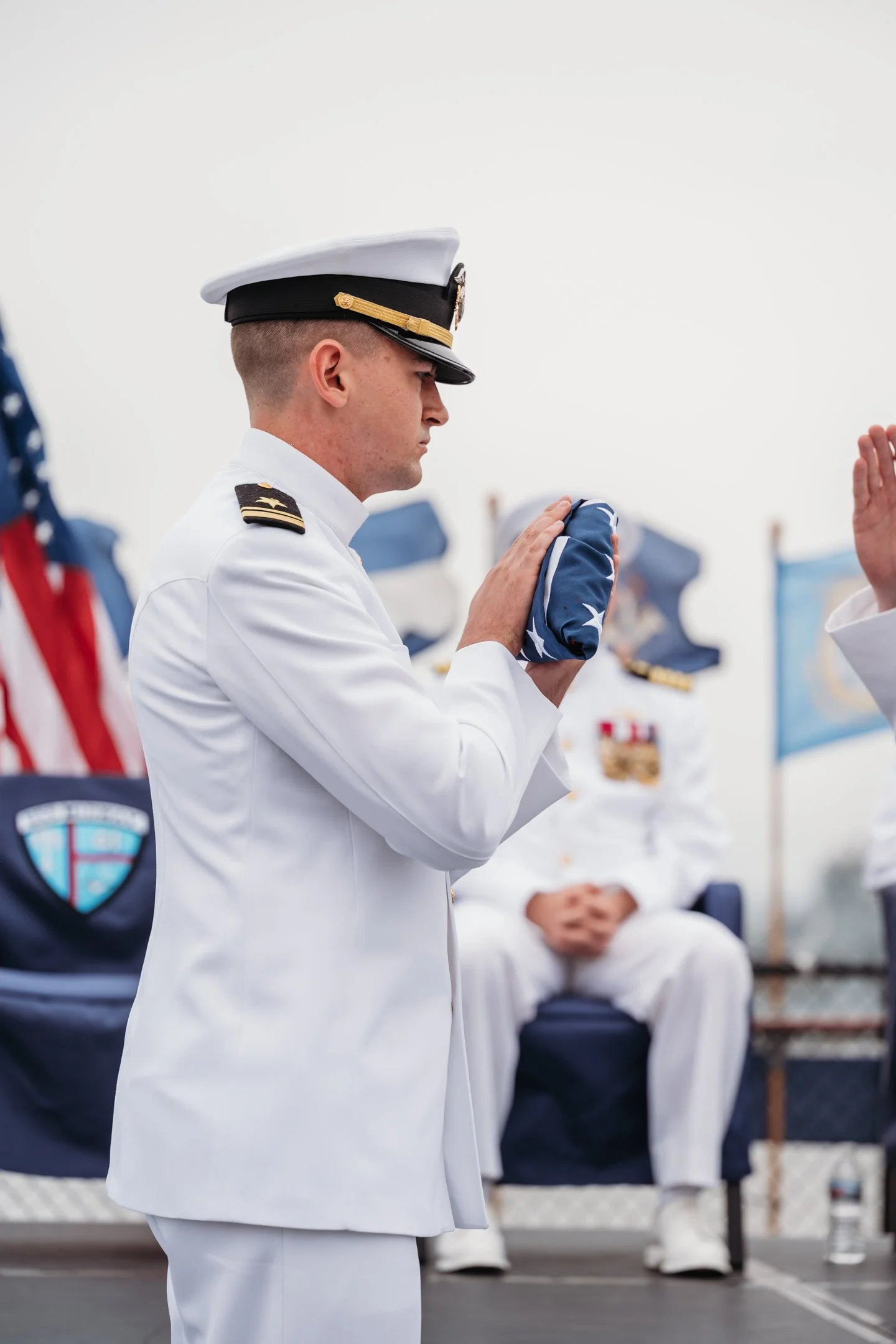 US Navy Retirement Ceremony USS Midway