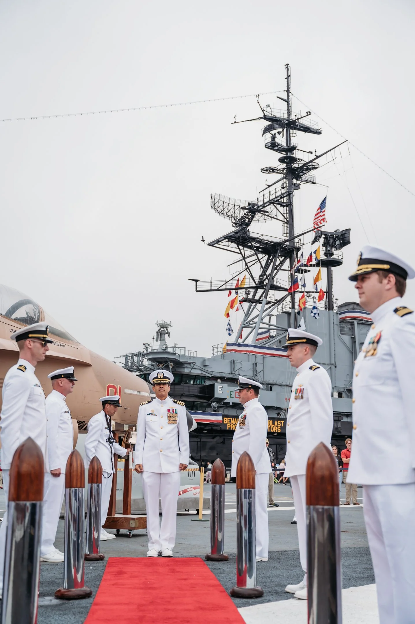 US Navy Retirement Ceremony USS Midway