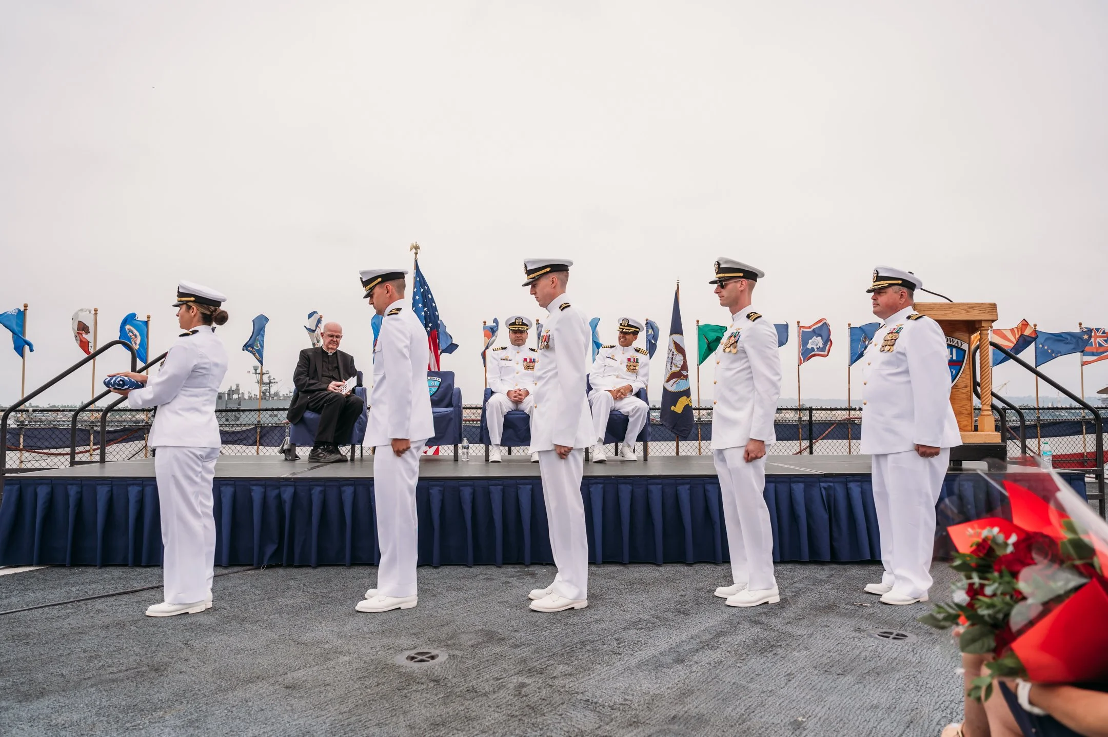 US Navy Retirement Ceremony USS Midway