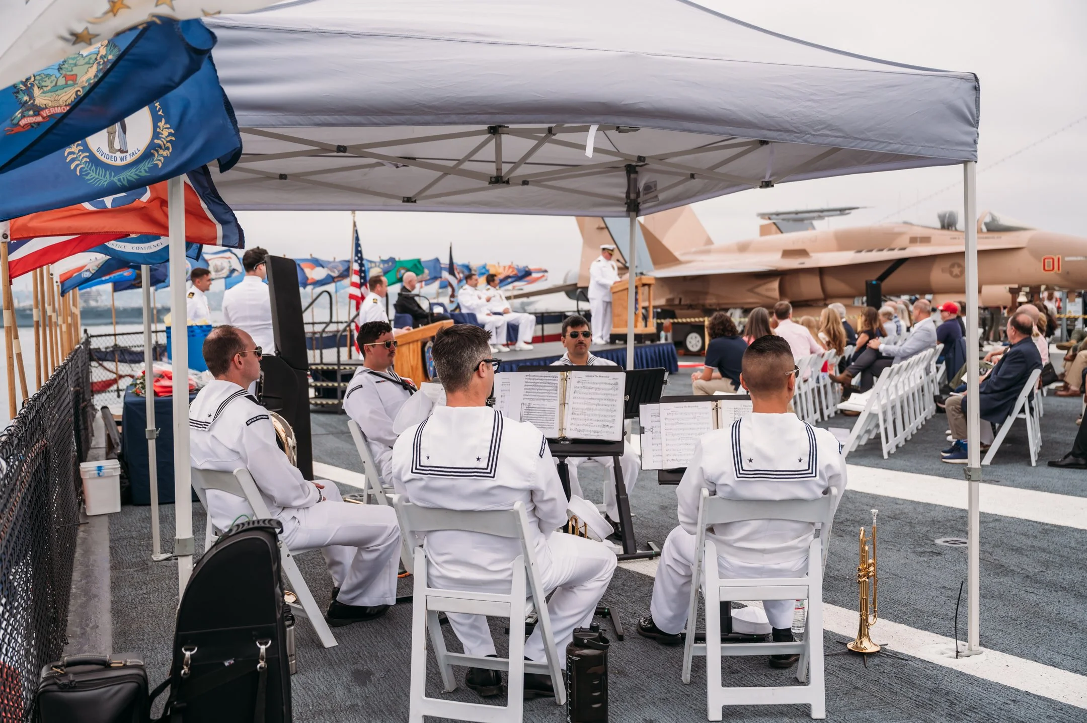US Navy Retirement Ceremony USS Midway